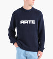 Arte Antwerp Pixel Front Knit Navy