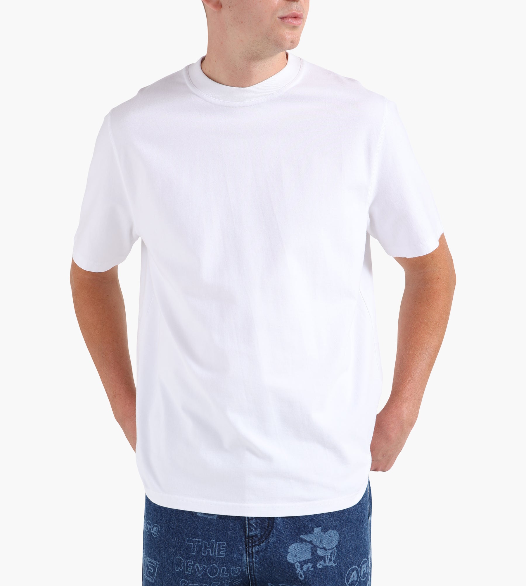 Arte Antwerp Cut Out Print T-shirt White