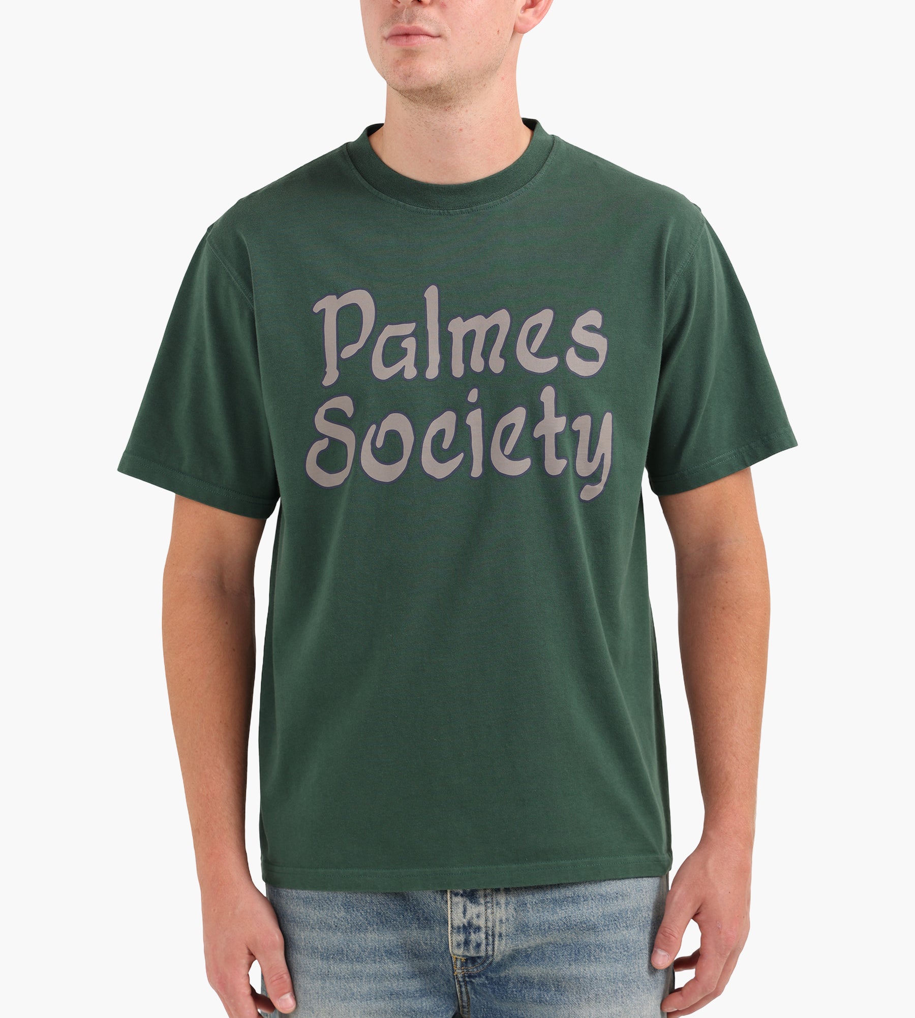 Palmes Society T-Shirt Dark Green
