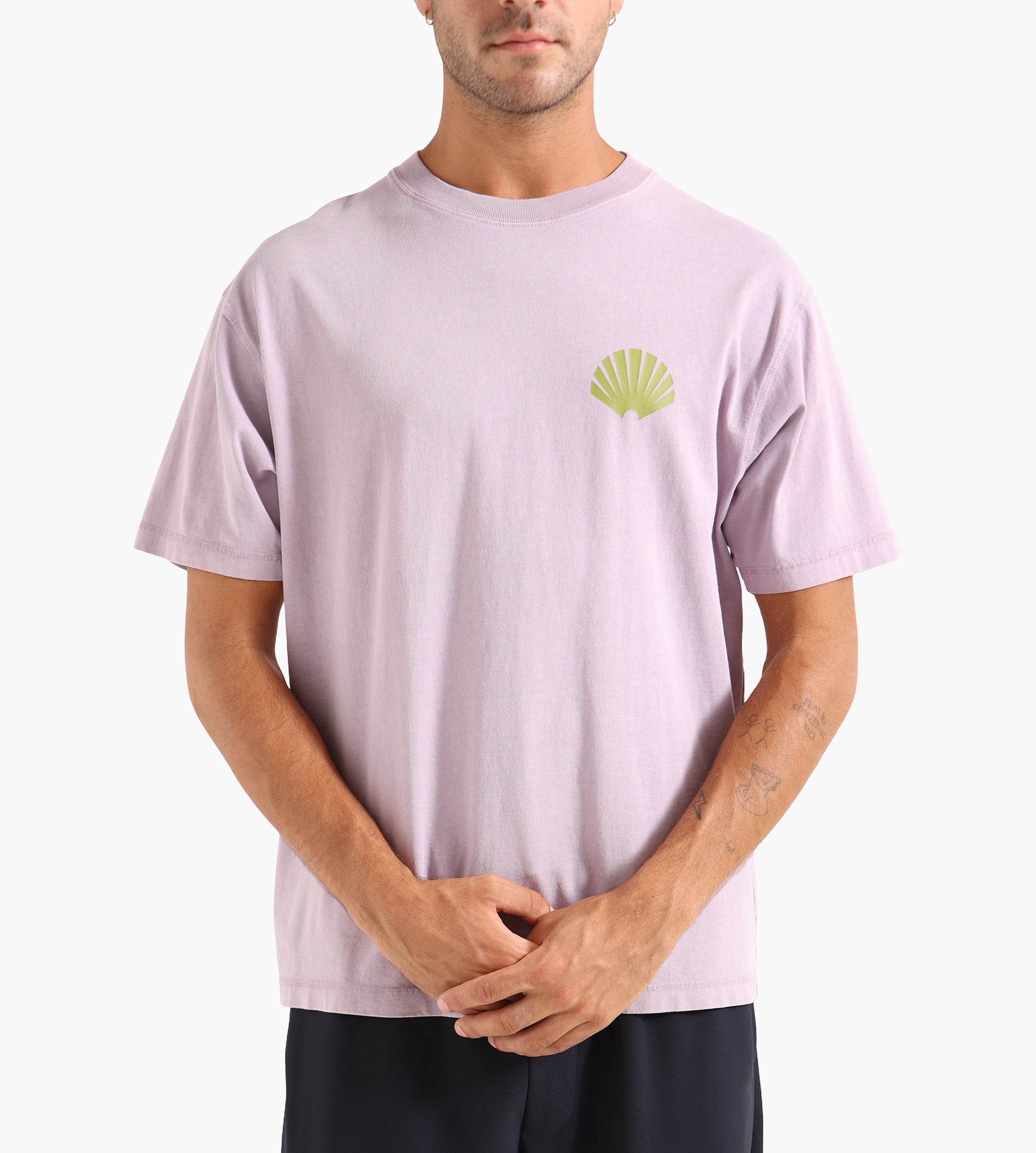 New Amsterdam Surf Association Logo Tee Sea Fog Moss