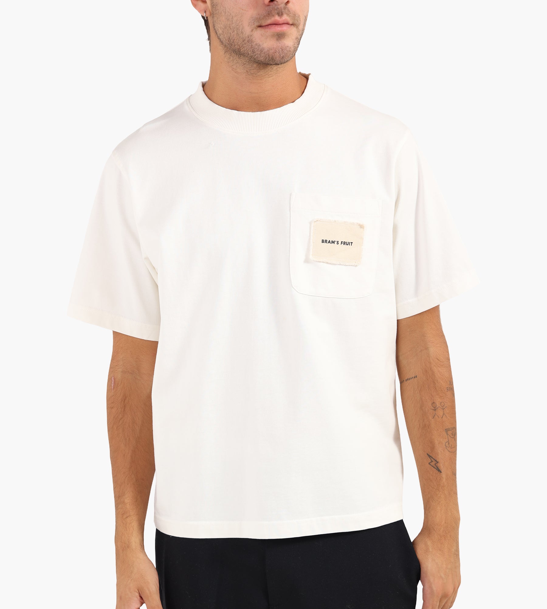 Bram's Fruit Chest Pocket T-shirt White