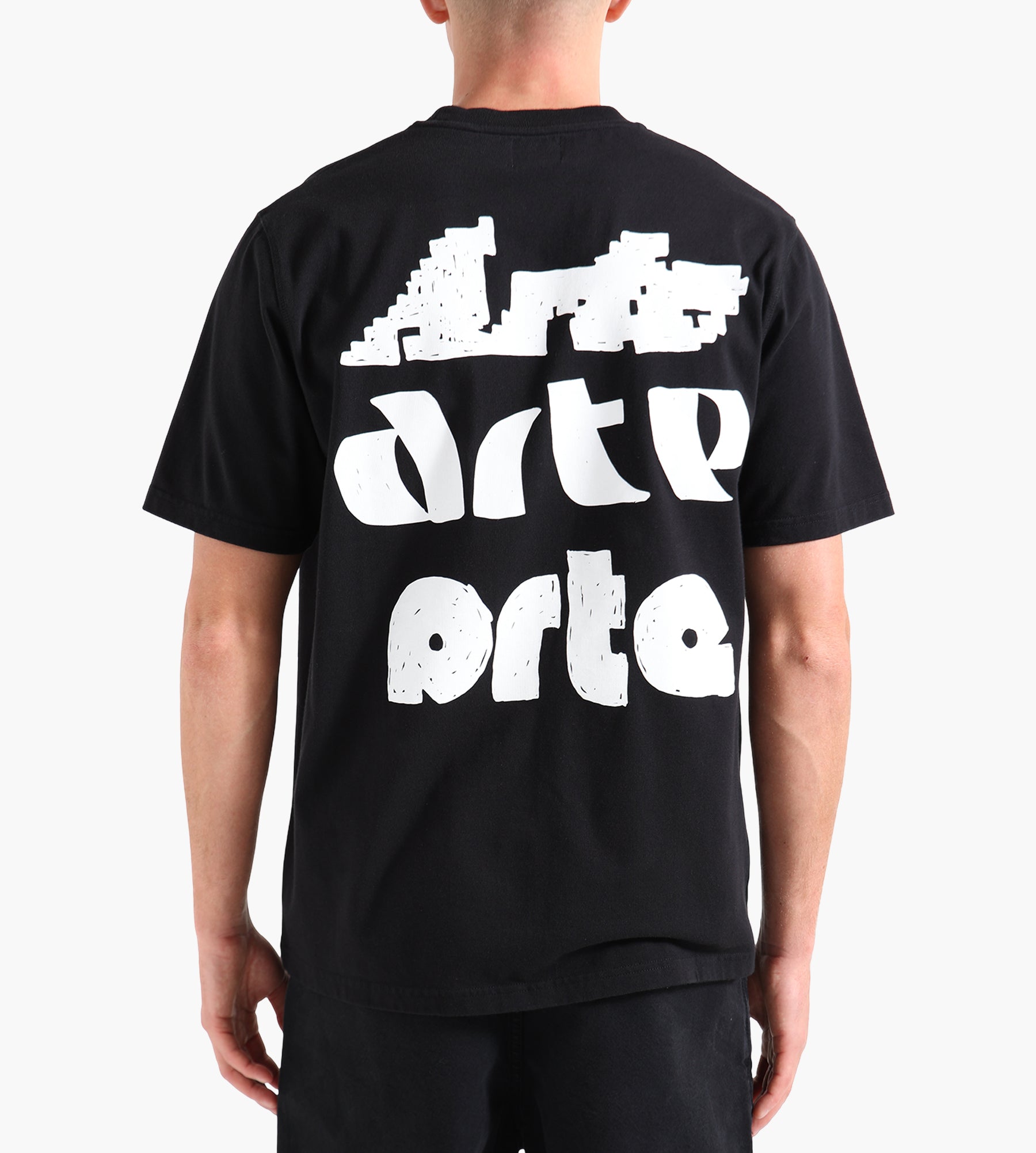 Arte Antwerp Multi Arte Print T-Shirt Black