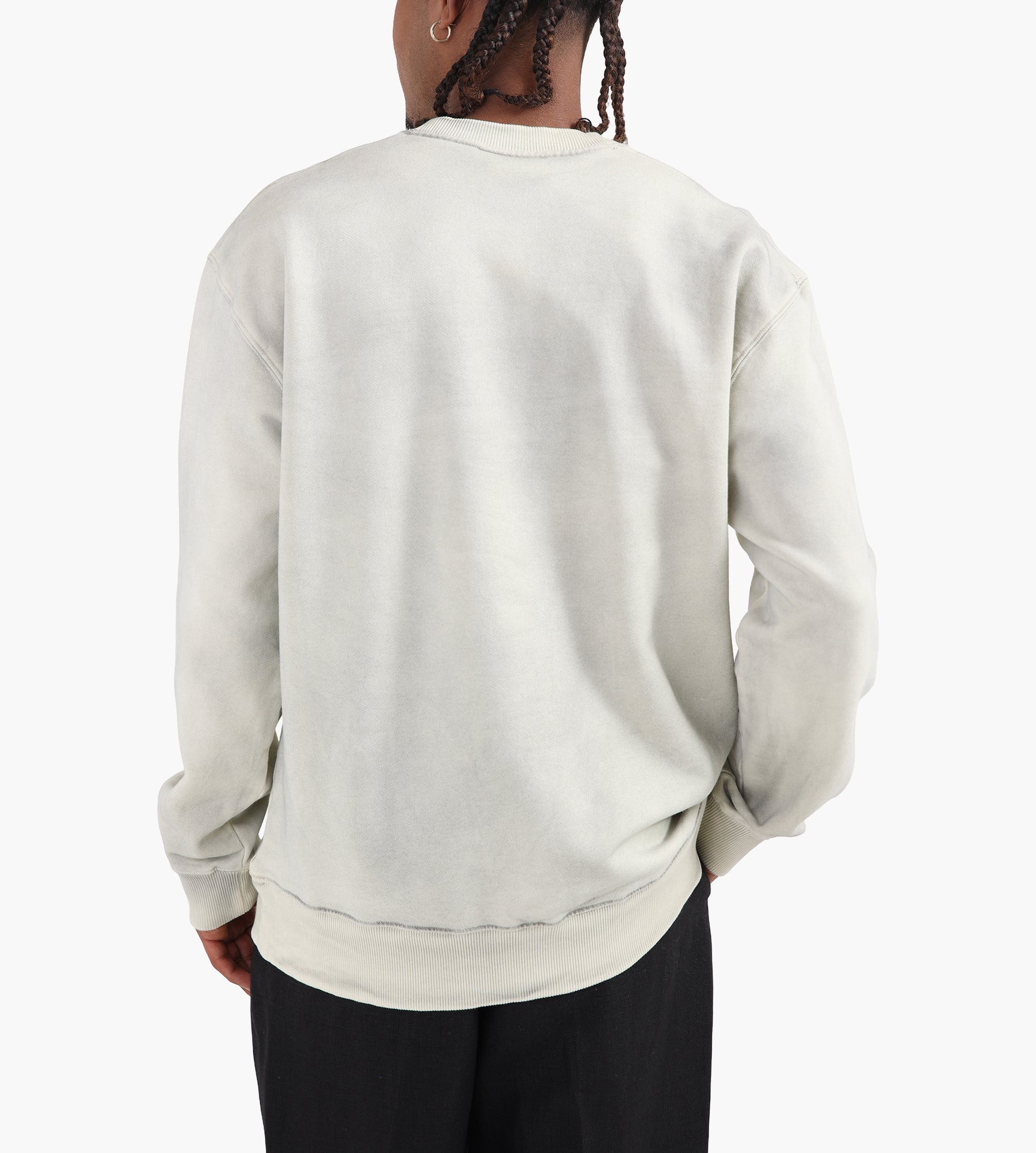 OLAF Pigment Spray Crewneck Light Sage