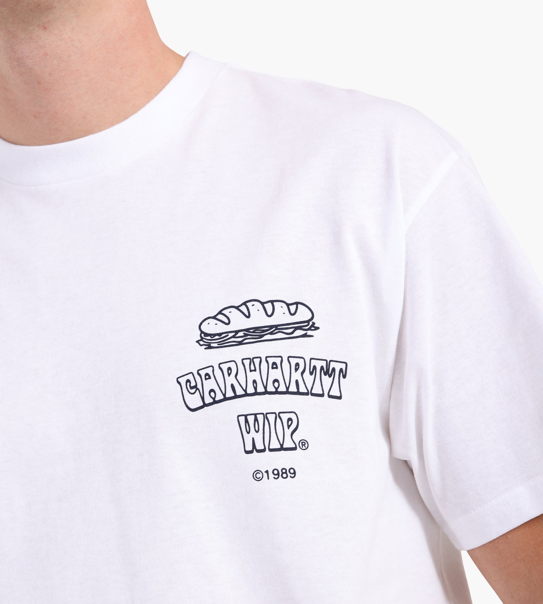 Carhartt WIP Sandwich T-Shirt White - Carhartt WIP - Clothing