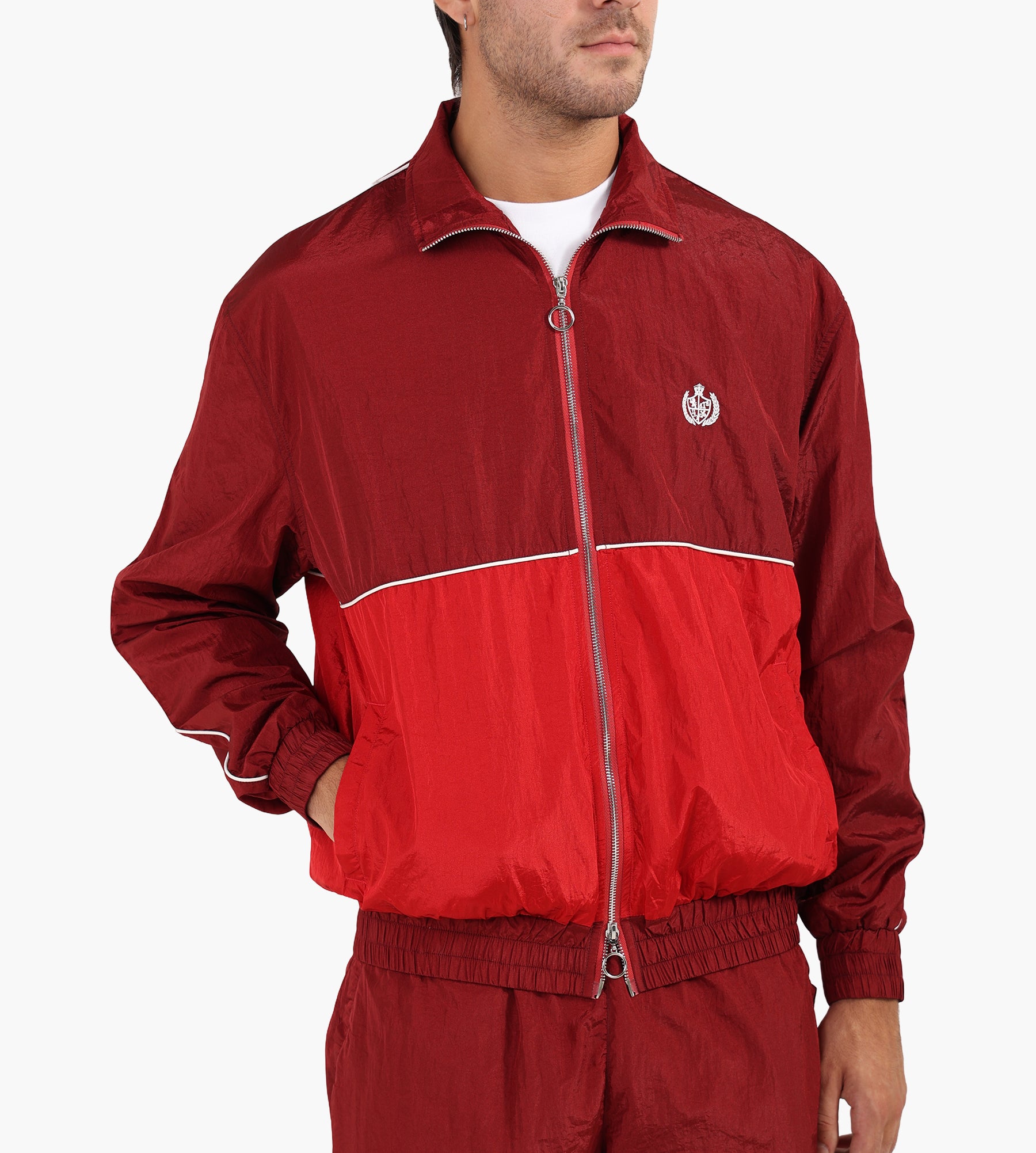 Sabbatical Christopher Track Jacket Cabernet