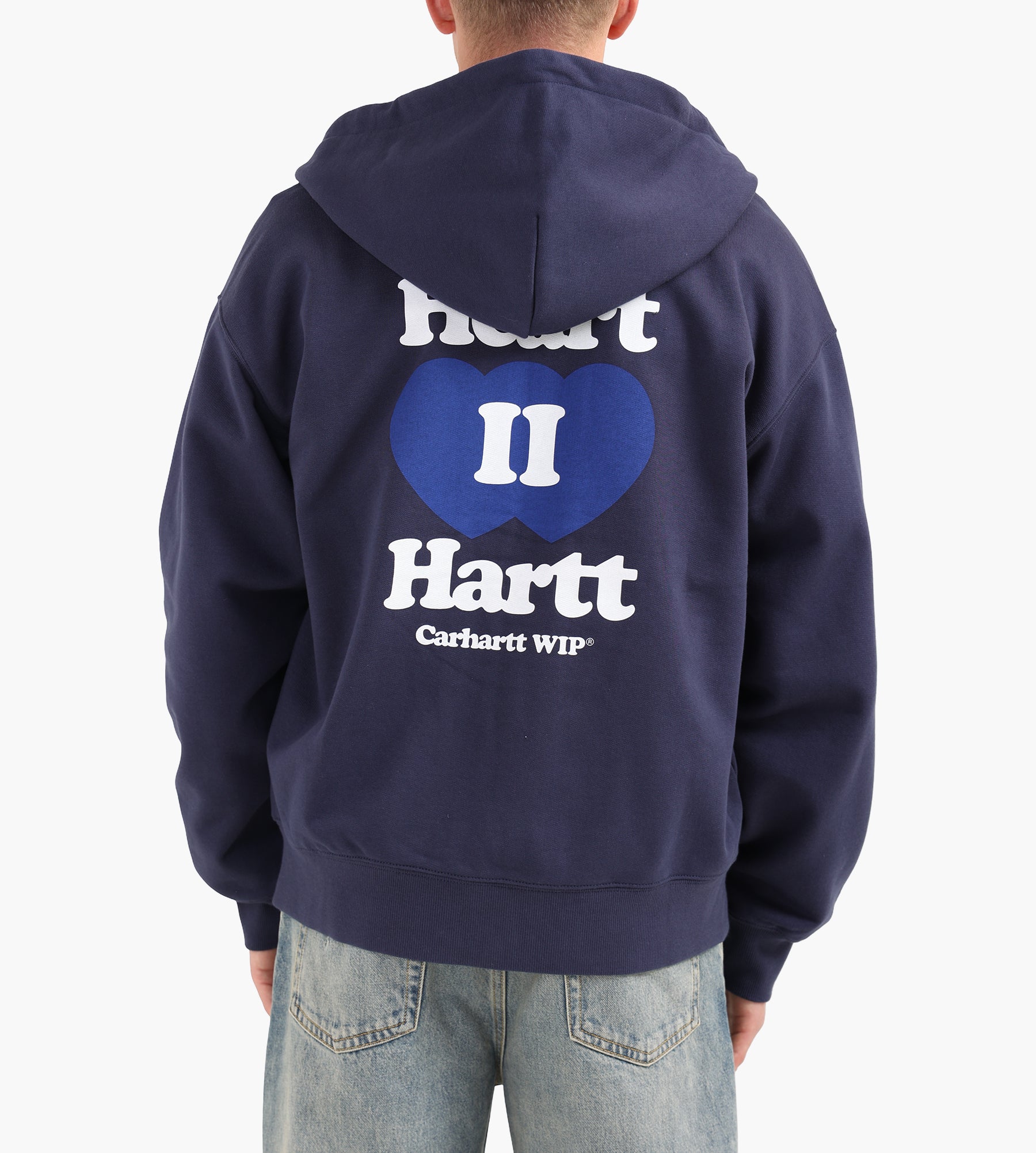 Carhartt WIP Hooded Heart II Hartt Sweat Jacket Blue