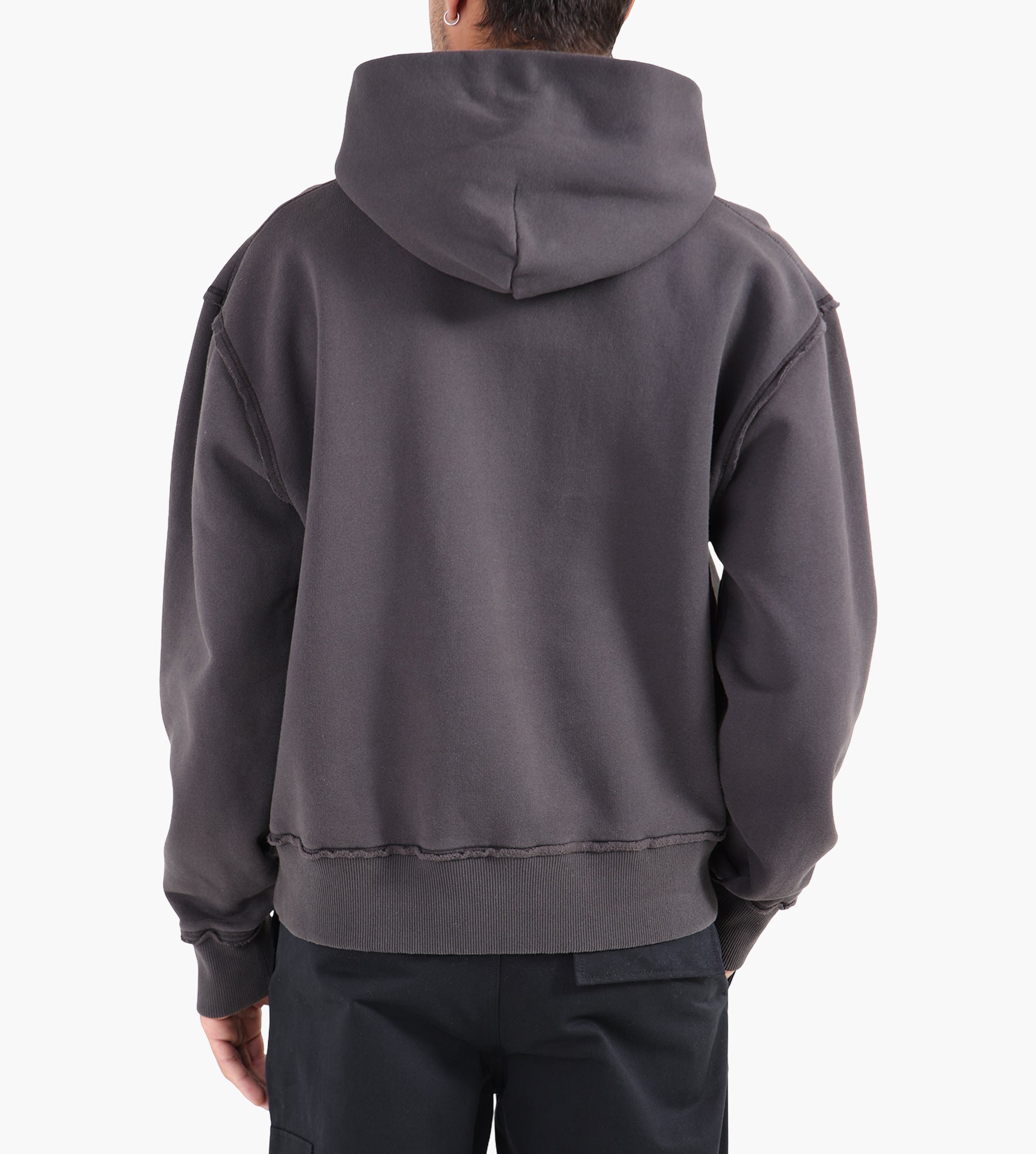 OLAF Signature Boxy Hoodie Charcoal