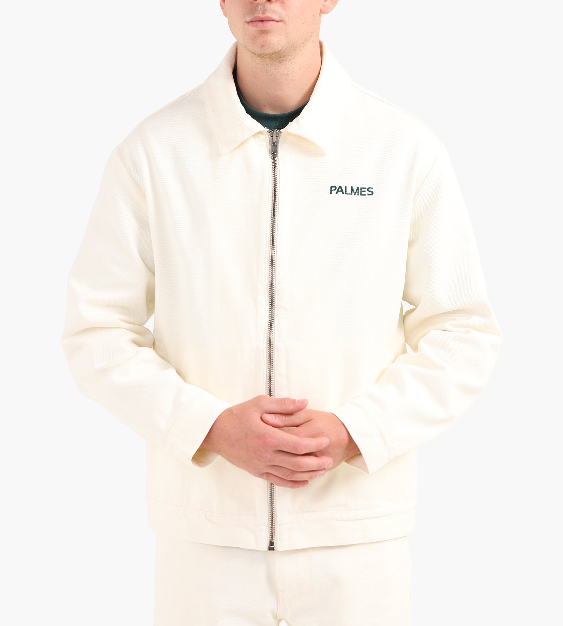 Palmes Forever Zip Jacket Broken White
