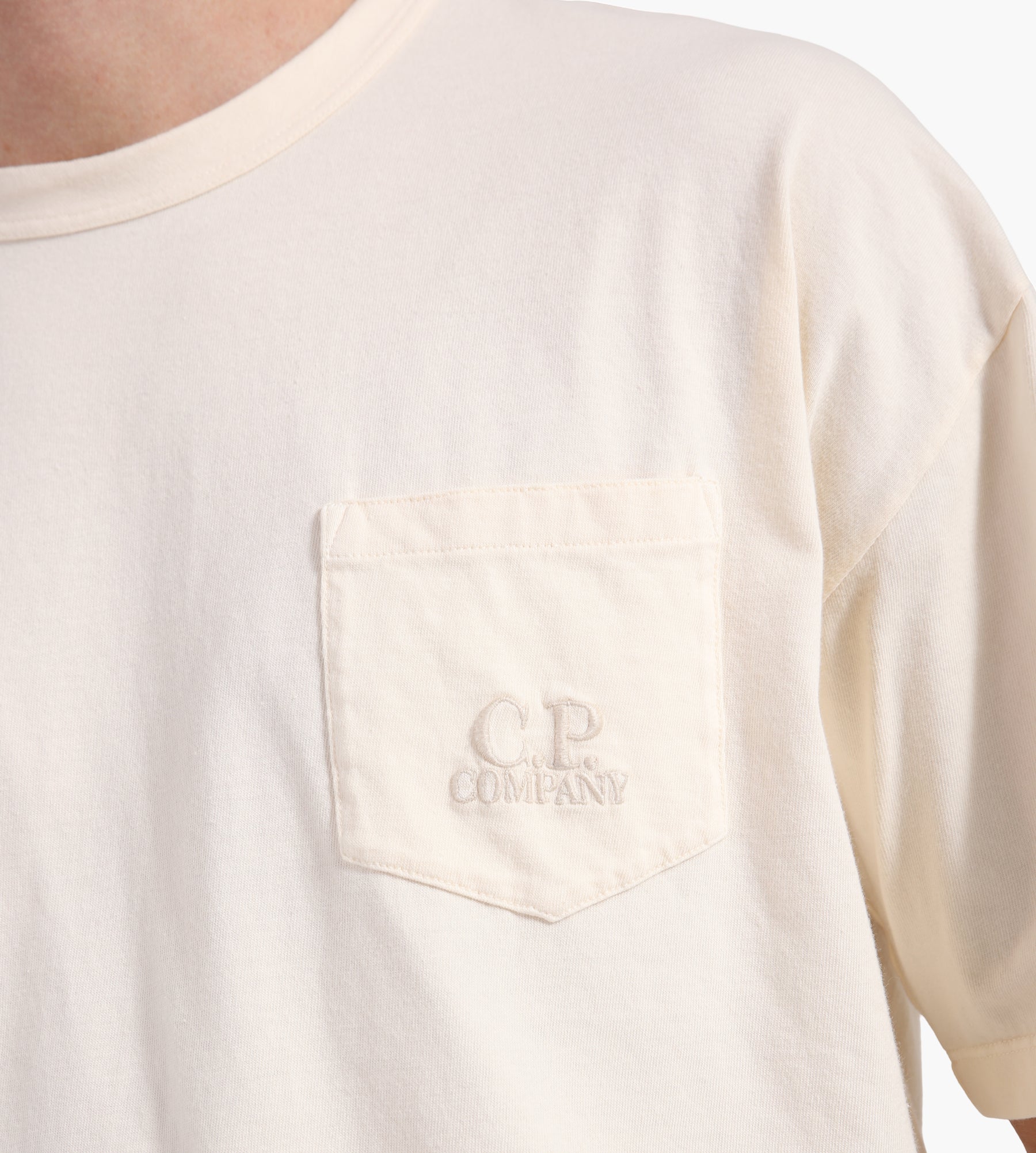 C.P. Company Jersey 20/1 Tee Pistachio Shell