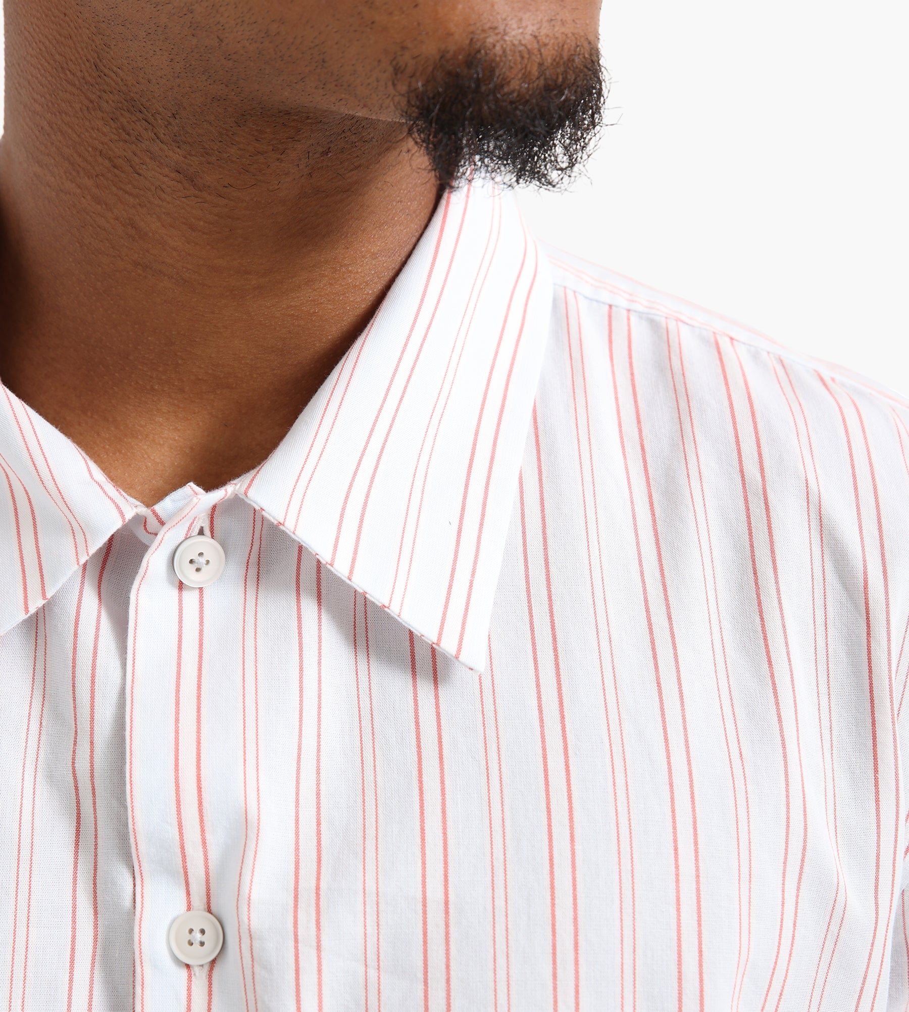 Won Hundred Kirk Stripe Shirt Red Stripe