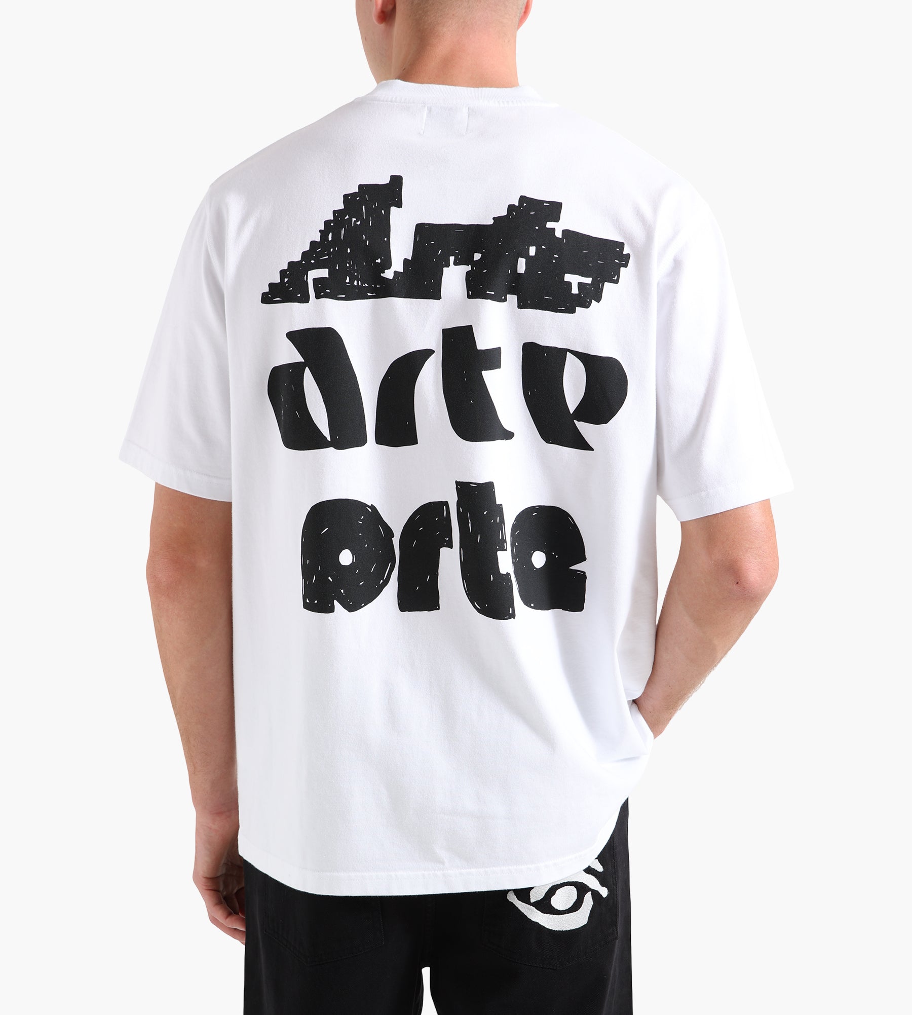 Arte Antwerp Multi Arte Print T-Shirt White