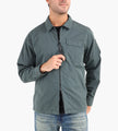 C.P. Company Organic Gabardine Overshirt Dark Shadow