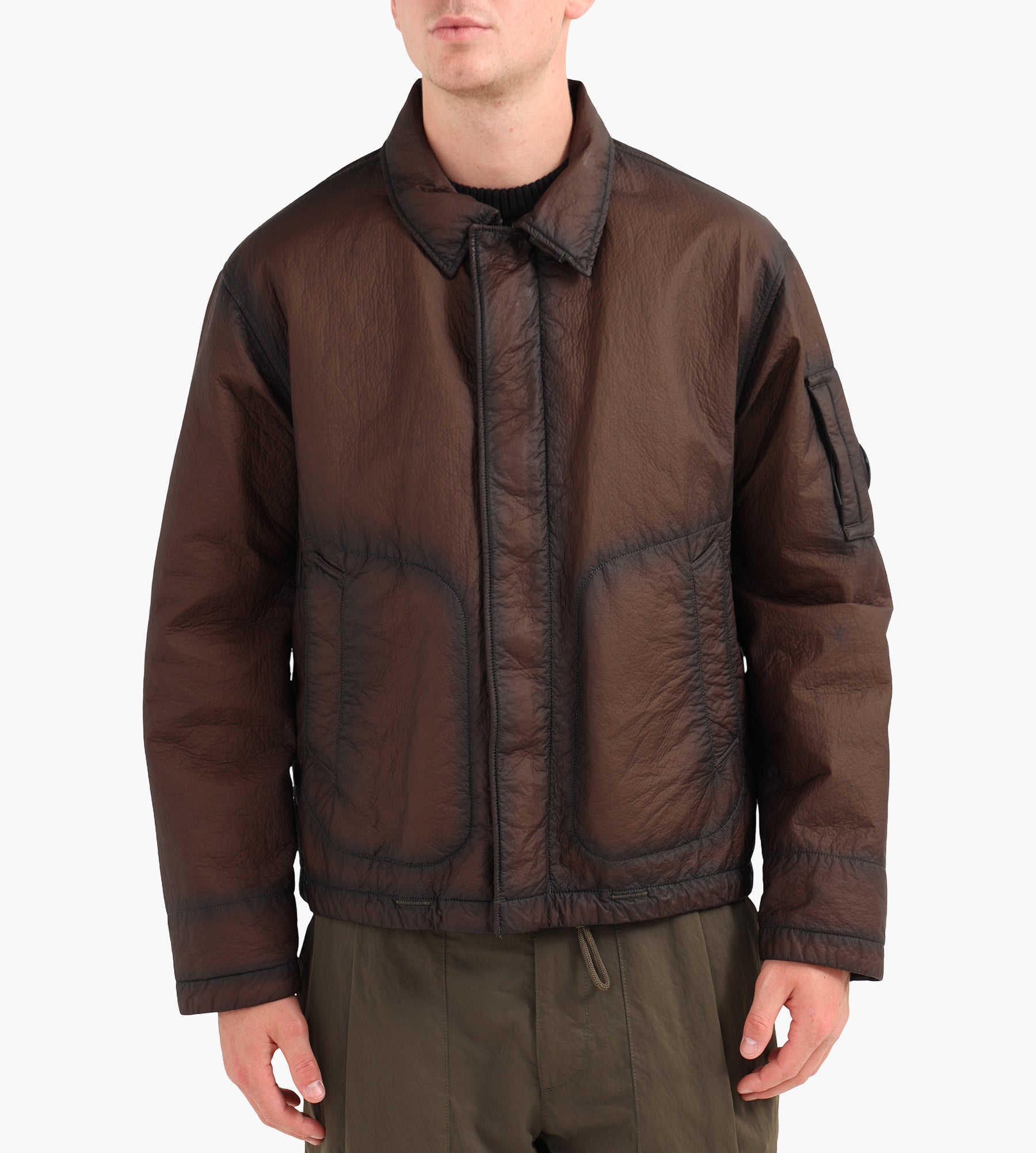 C.P. Company Feltro Bi Film Medium Jacket Ivy Green