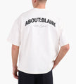 about:blank Arched Logo T-Shirt Oat Black