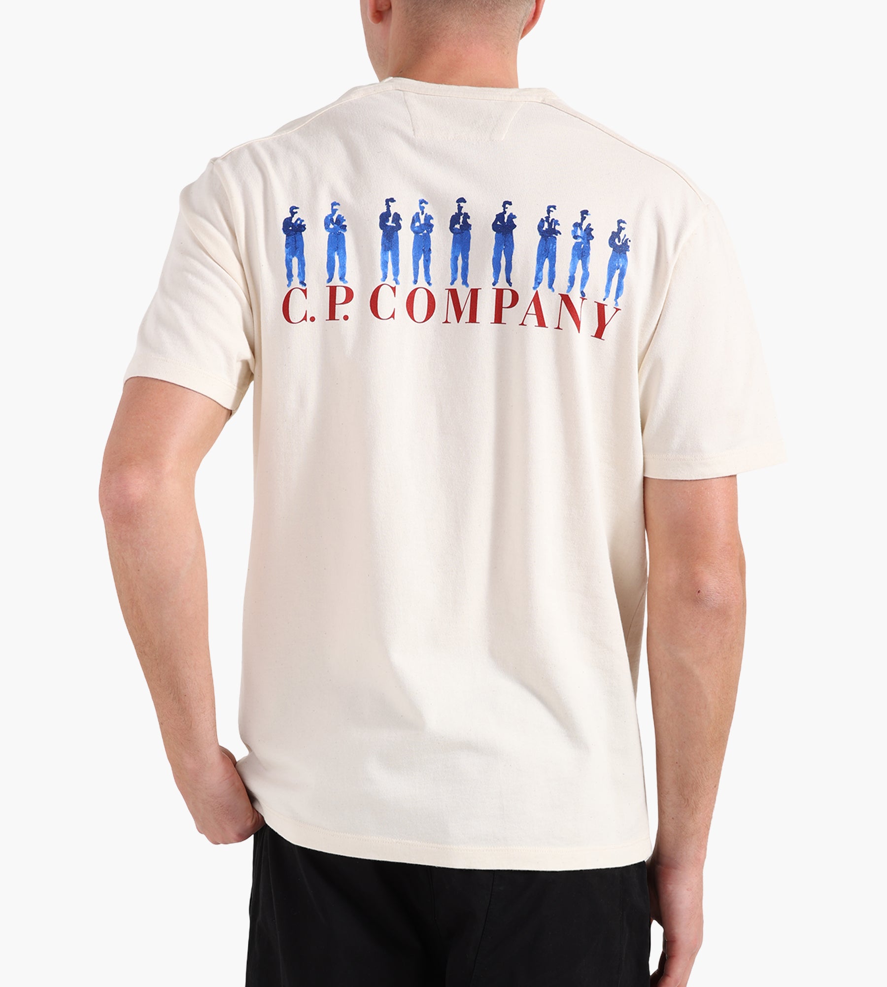 C.P. Company Jersey Guscette Tee Pistachio Shell