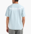 New Amsterdam Surf Association Logo Tee Teal White