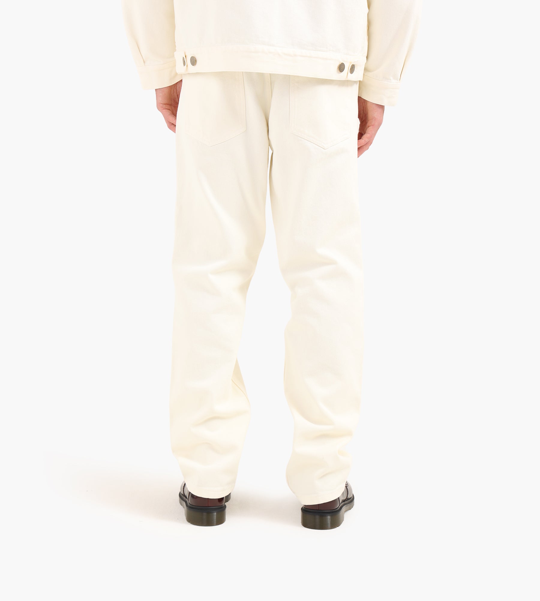 Palmes Coarse Trousers Broken White