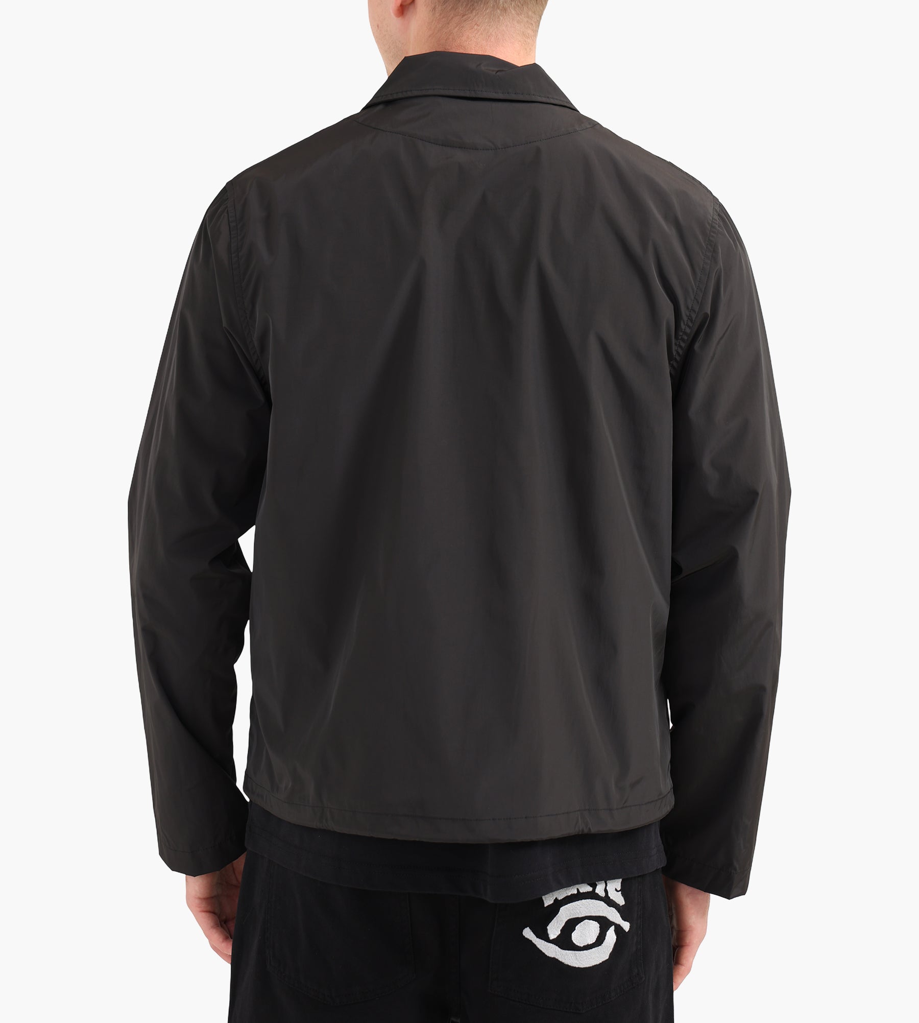 Flâneur Signature Coach Jacket Black