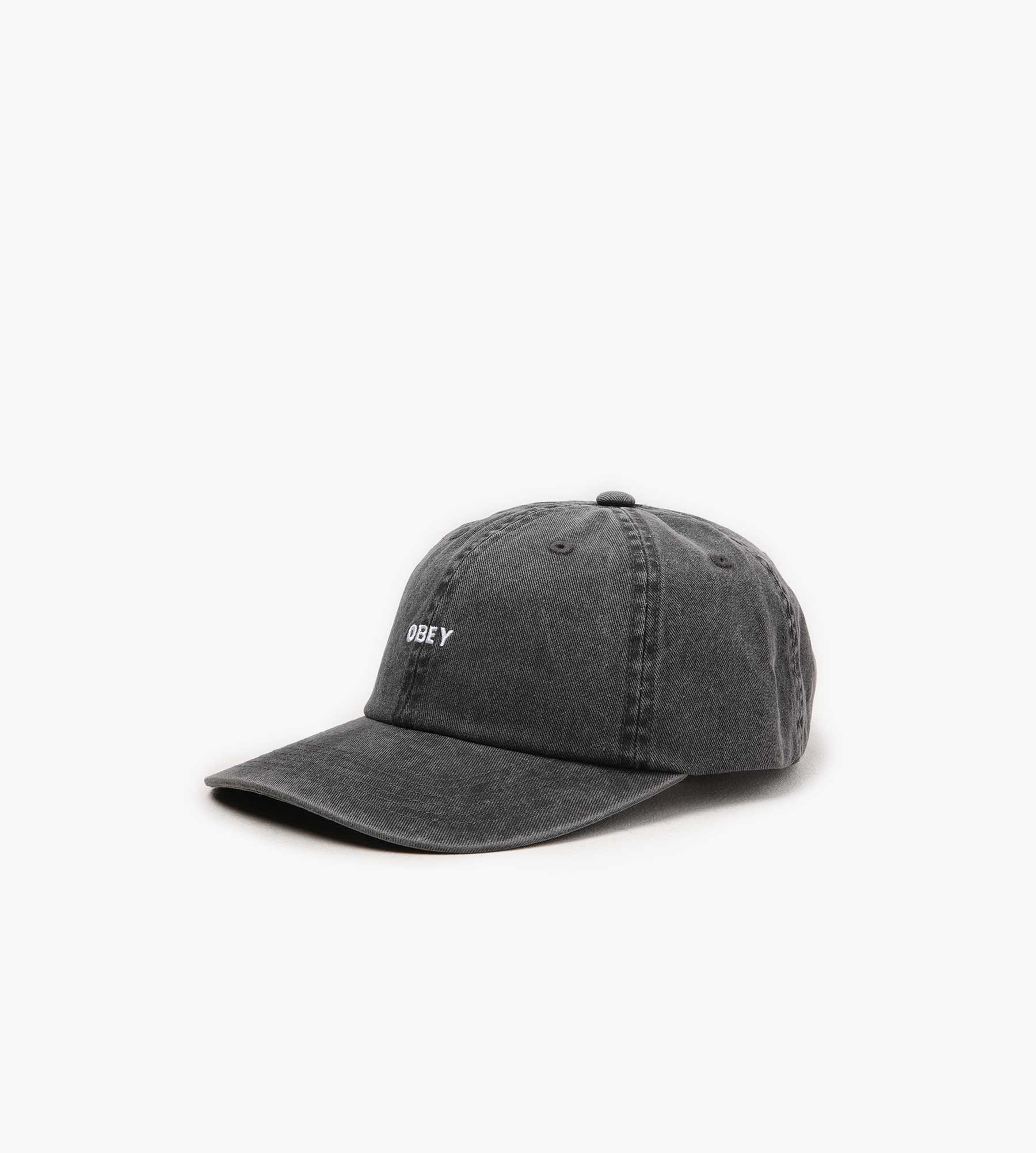 Obey Pigment Bold 6 Panel Strapback Pigment Black