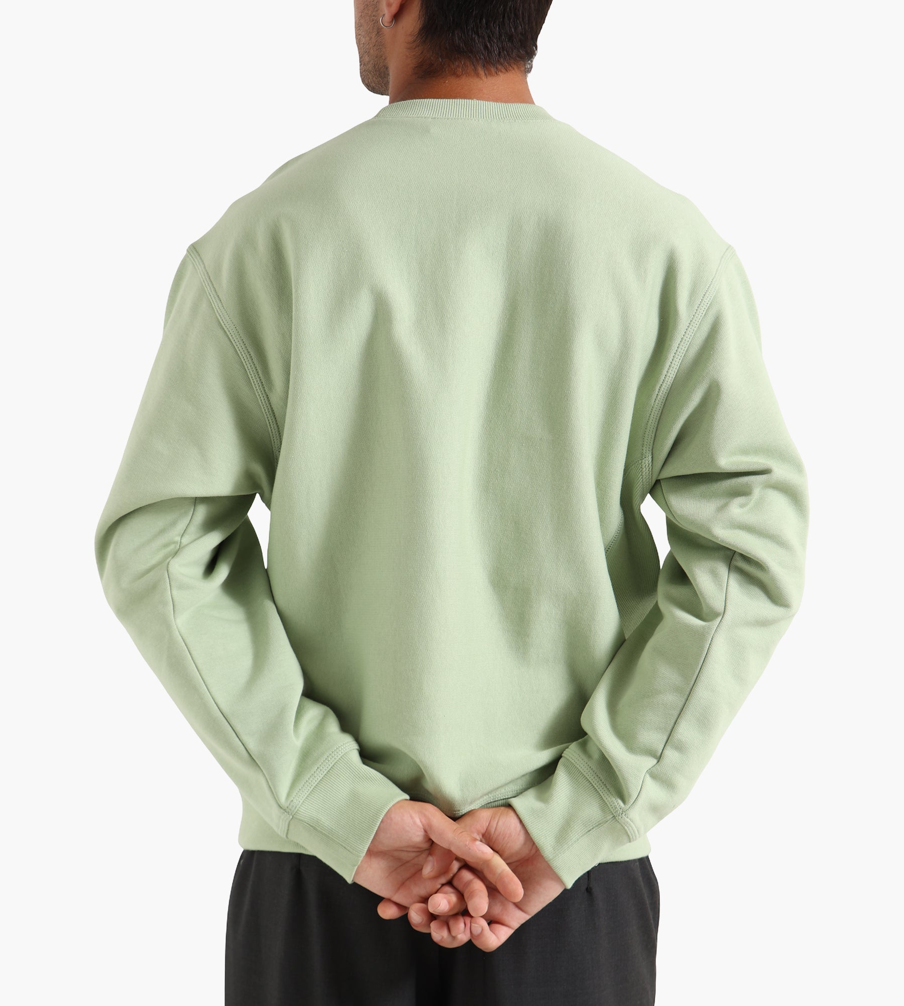 Carhartt WIP American Script Sweat Pale Olive