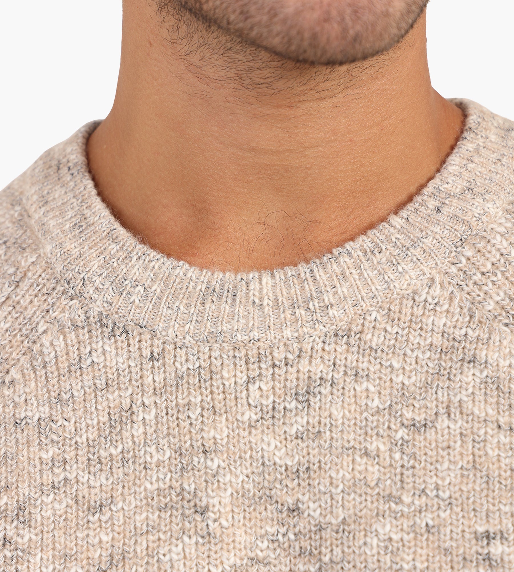 NN.07 Jacobo Boucle Knit 6673 White Pepper