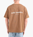 Café Baskèts Logo Tee Mud Brown
