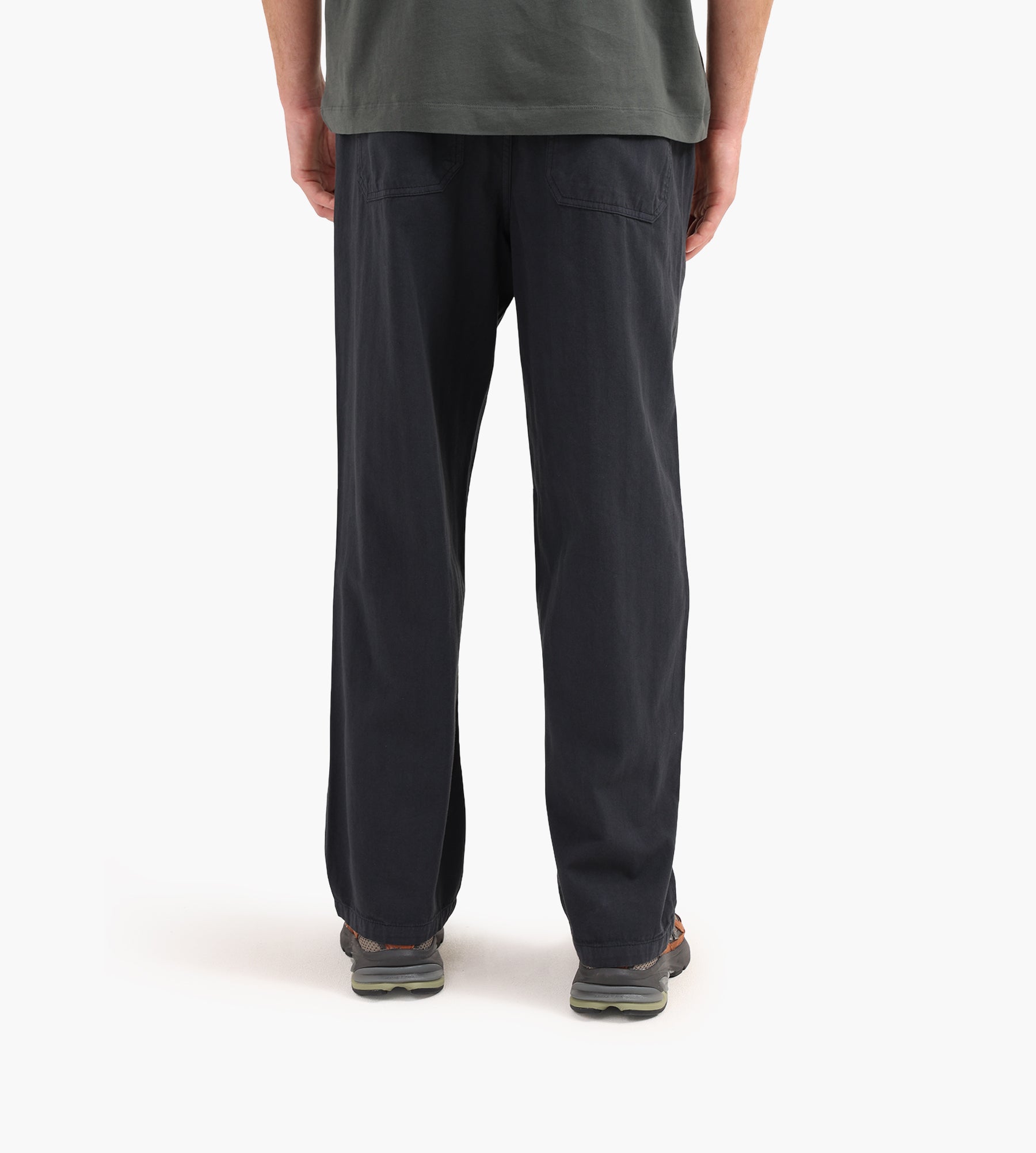 Palmes Lucien Herringbone Trousers Black