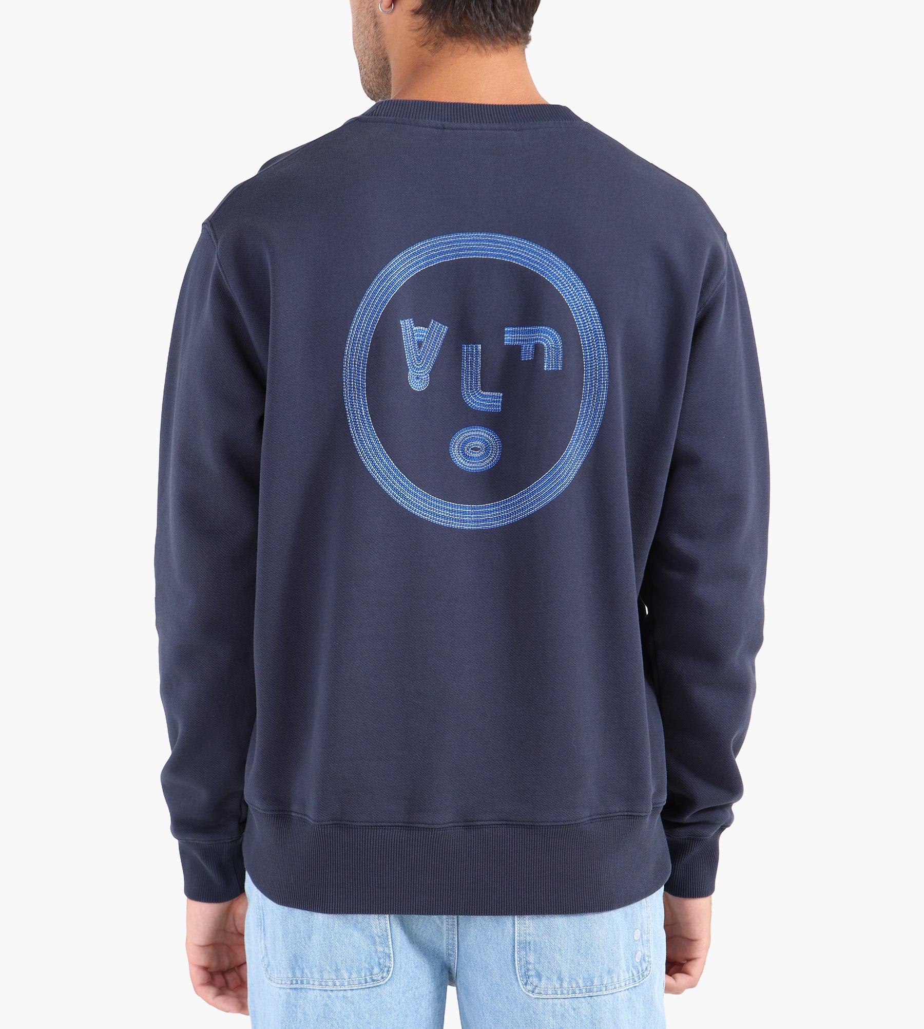 OLAF Lined Face Crewneck Navy
