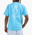OLAF Tag Tee Cyan Blue