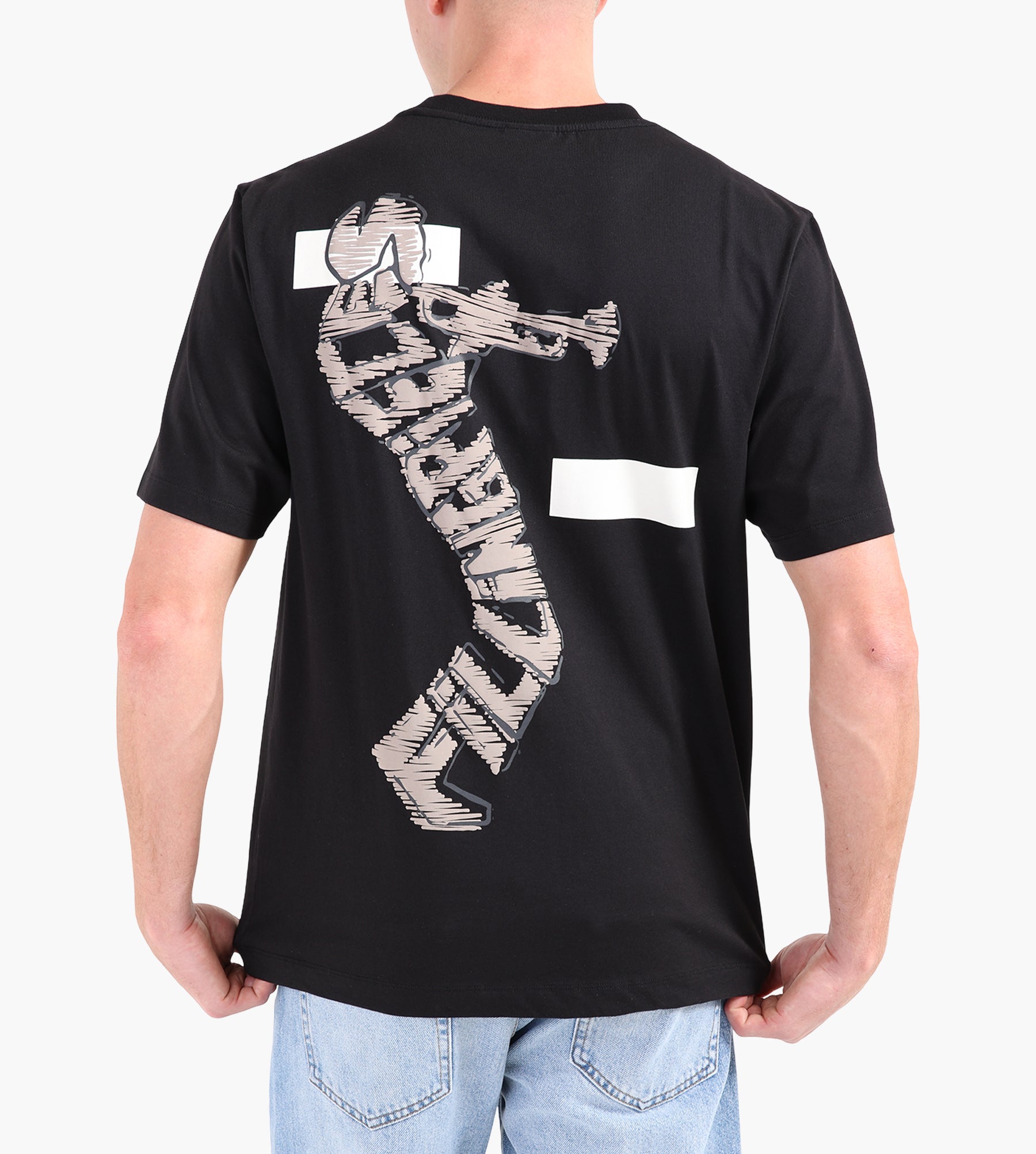 Filling Pieces T-shirt Trumpeteer Black