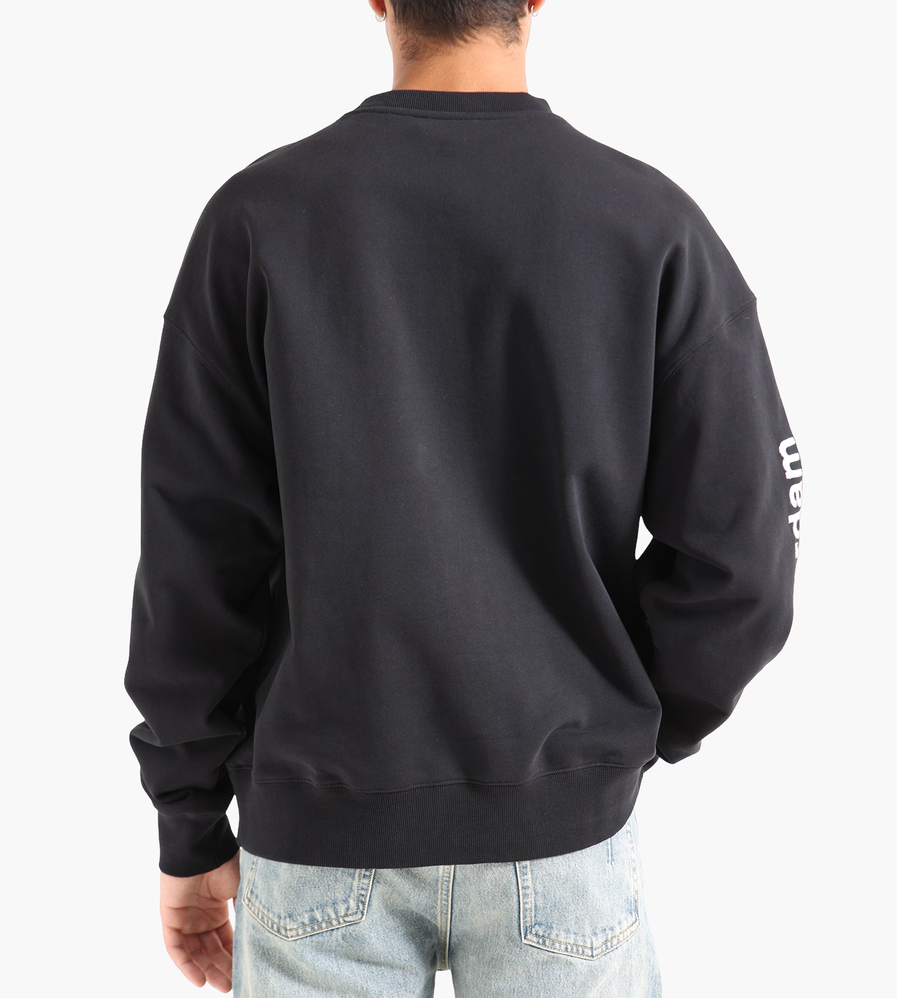 New Amsterdam Surf Association Logo Crewneck Black White