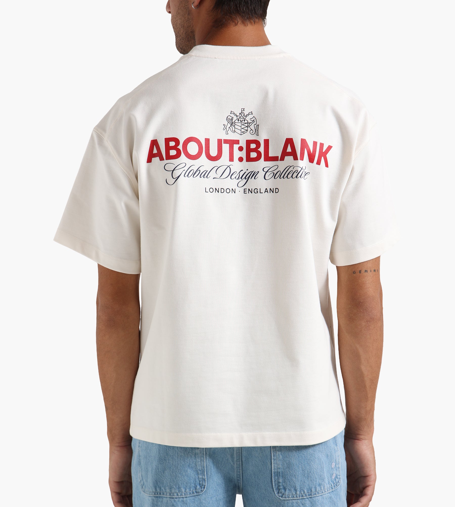 about:blank Blazon T-shirt Oat Red Black