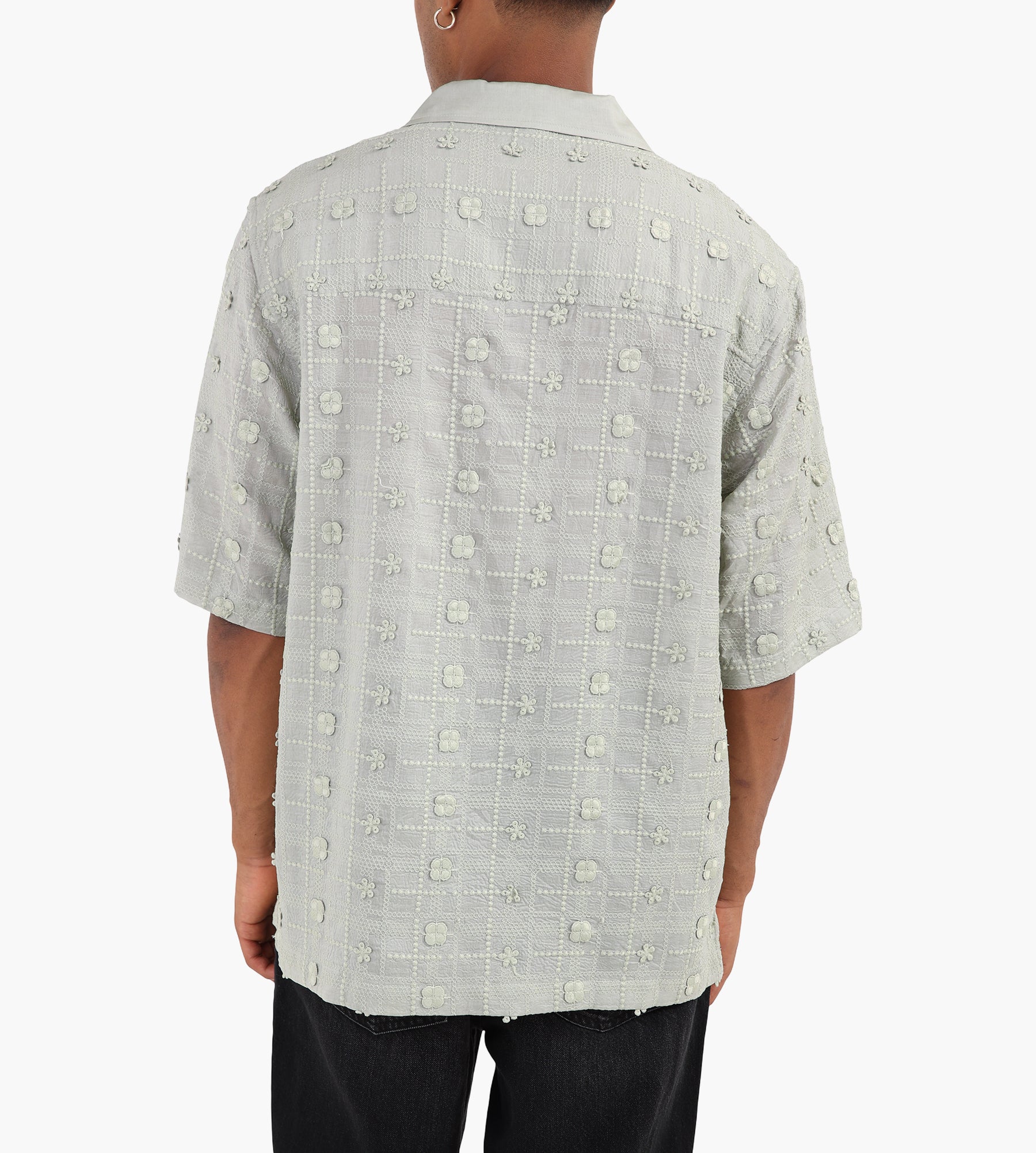 NN.07 Ben Short Sleeve Shirt 5026 Sage Green
