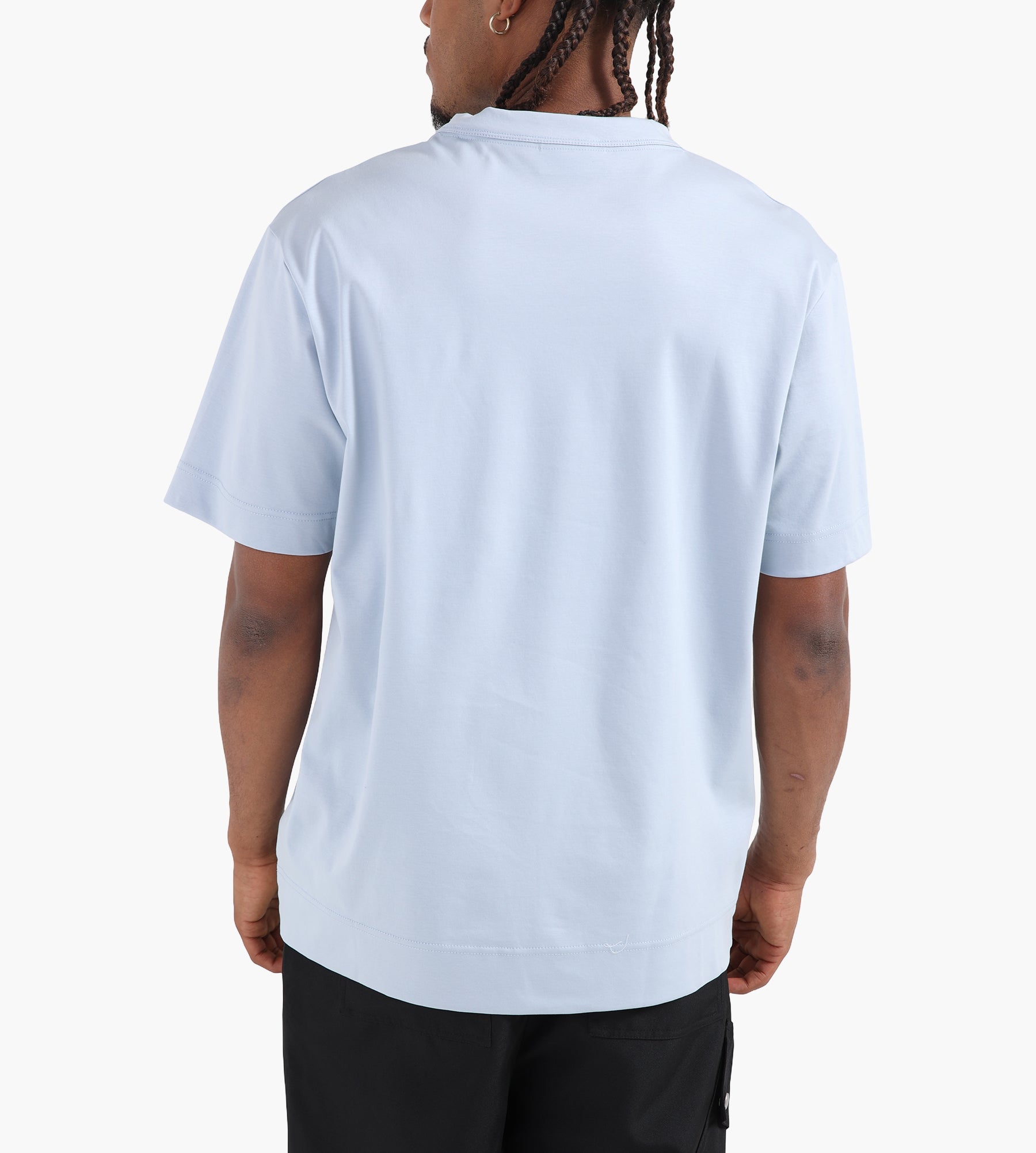 NN.07 Pedro EMB Tee 3525 Winter Sky