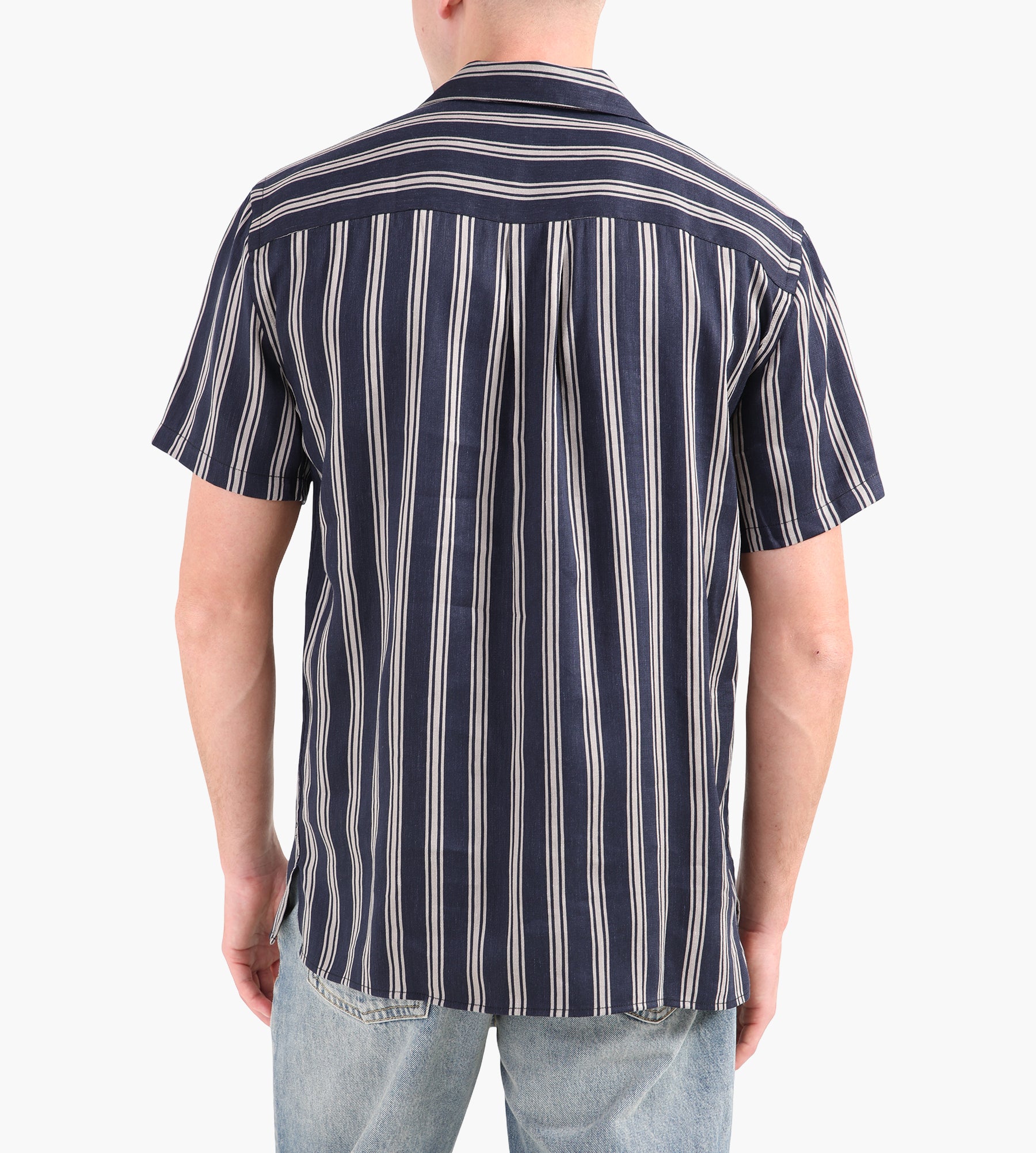 Libertine-Libertine Cave Shirt 3612 Navy Dark Sand