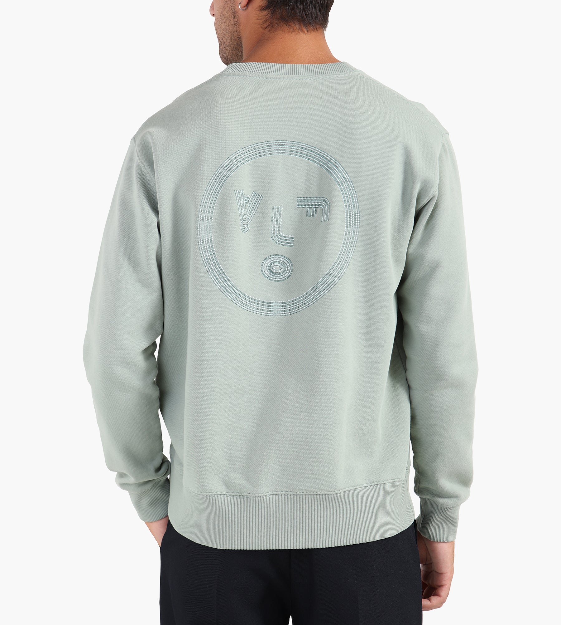 OLAF Lined Face Crewneck Green Milieu