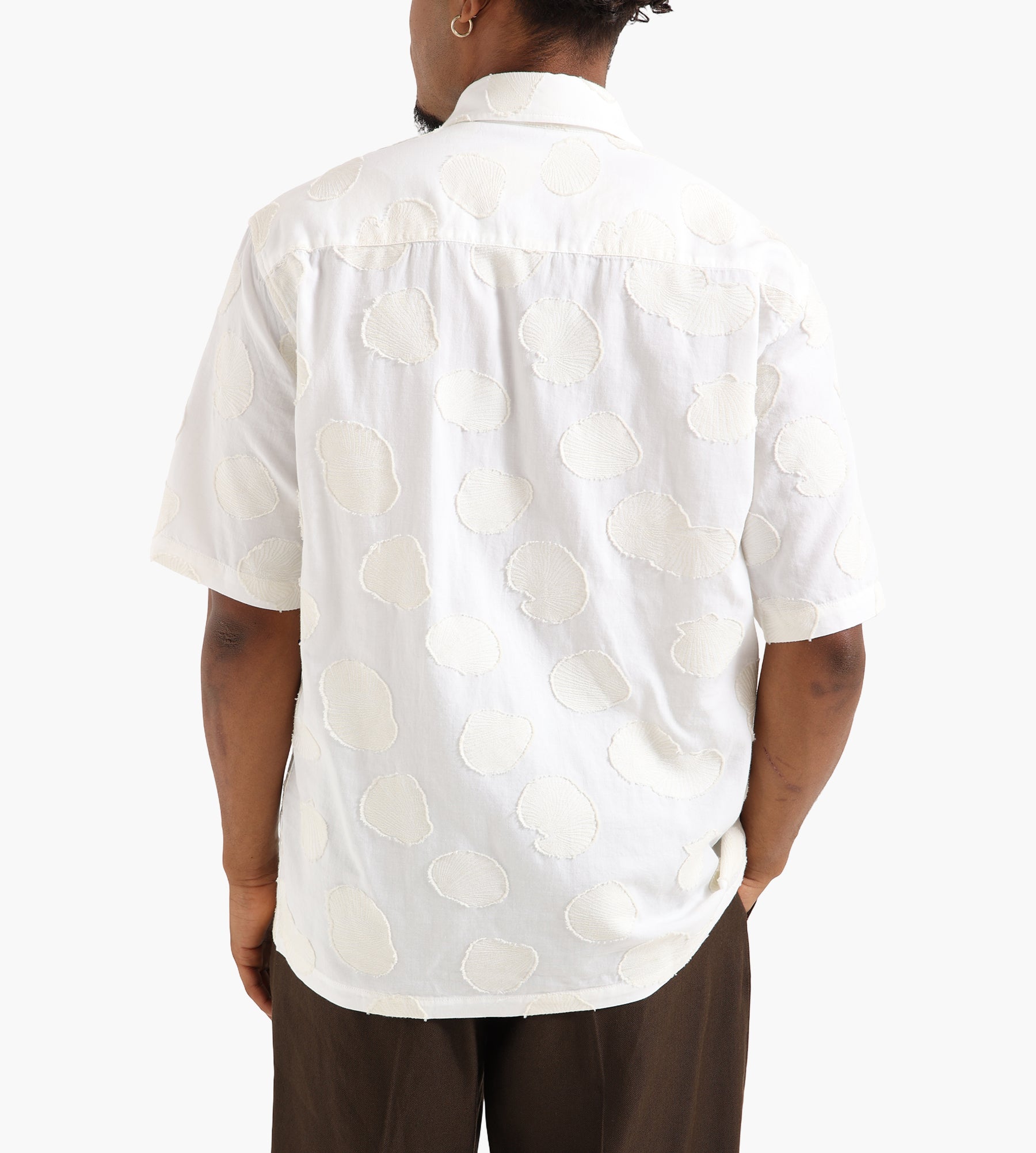 NN.07 Freddy Short Sleeve Shirt NO PKT 5715 Ivory