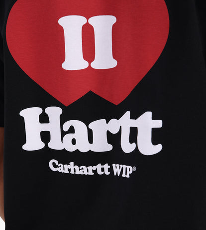Carhartt WIP Heart II Hartt T-Shirt Black Carhartt WIP Heart II Hartt T-Shirt Black
