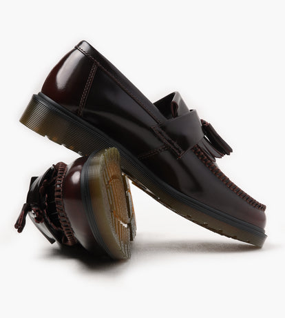 ［美品］UK5 Dr.Martens ADRIAN CHERRY RED Dr. Martens Adrian Tassel Loafer - Cherry Red | Journeys