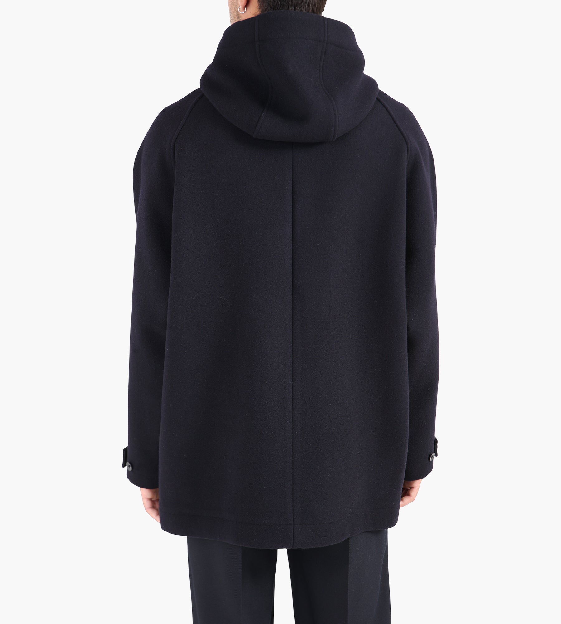 OLAF Wool Duffel Jacket Navy