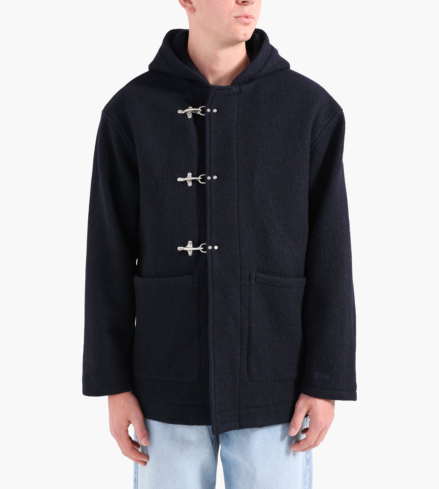 Arte Antwerp Duffel Coat Navy