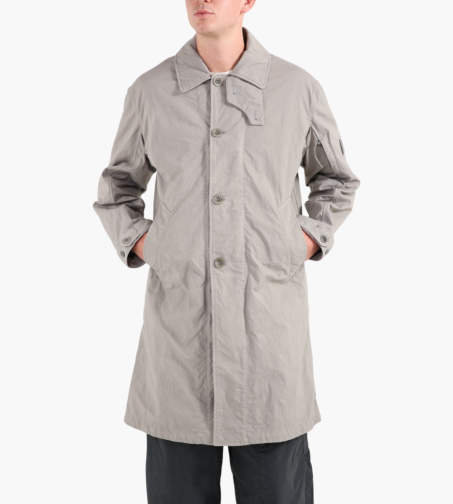 C.P. Company Twill Long Jacket Fallen Rock
