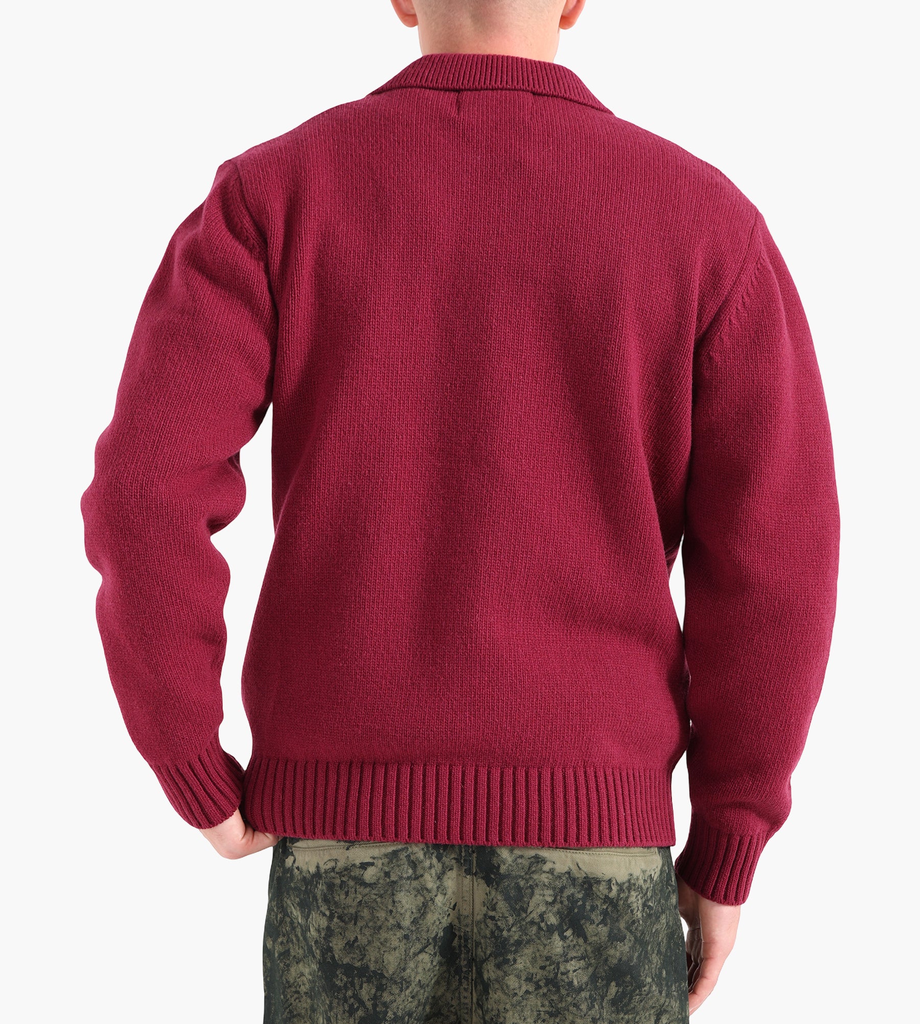 Arte Antwerp Cardigan Bordeaux Cream