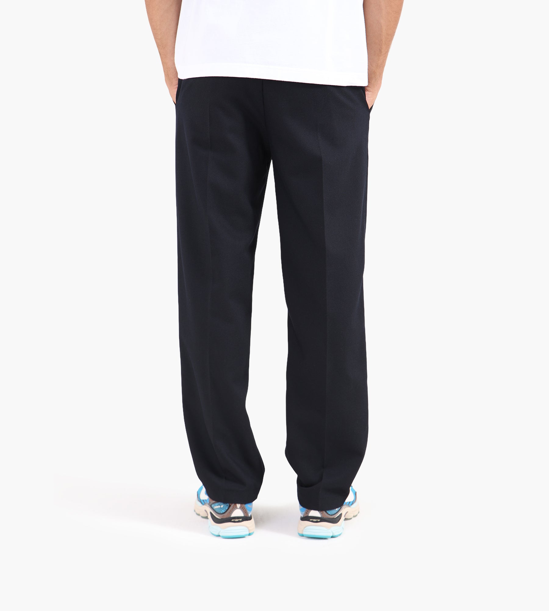 OLAF Regular Twill Pleated Chino’s Charcoal