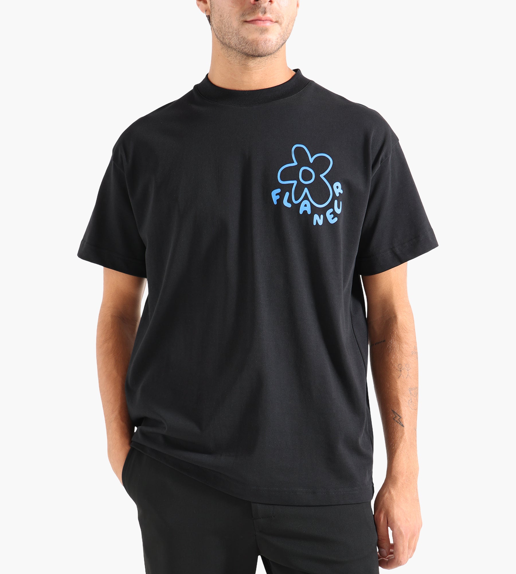 Flâneur Blossom T-Shirt Black