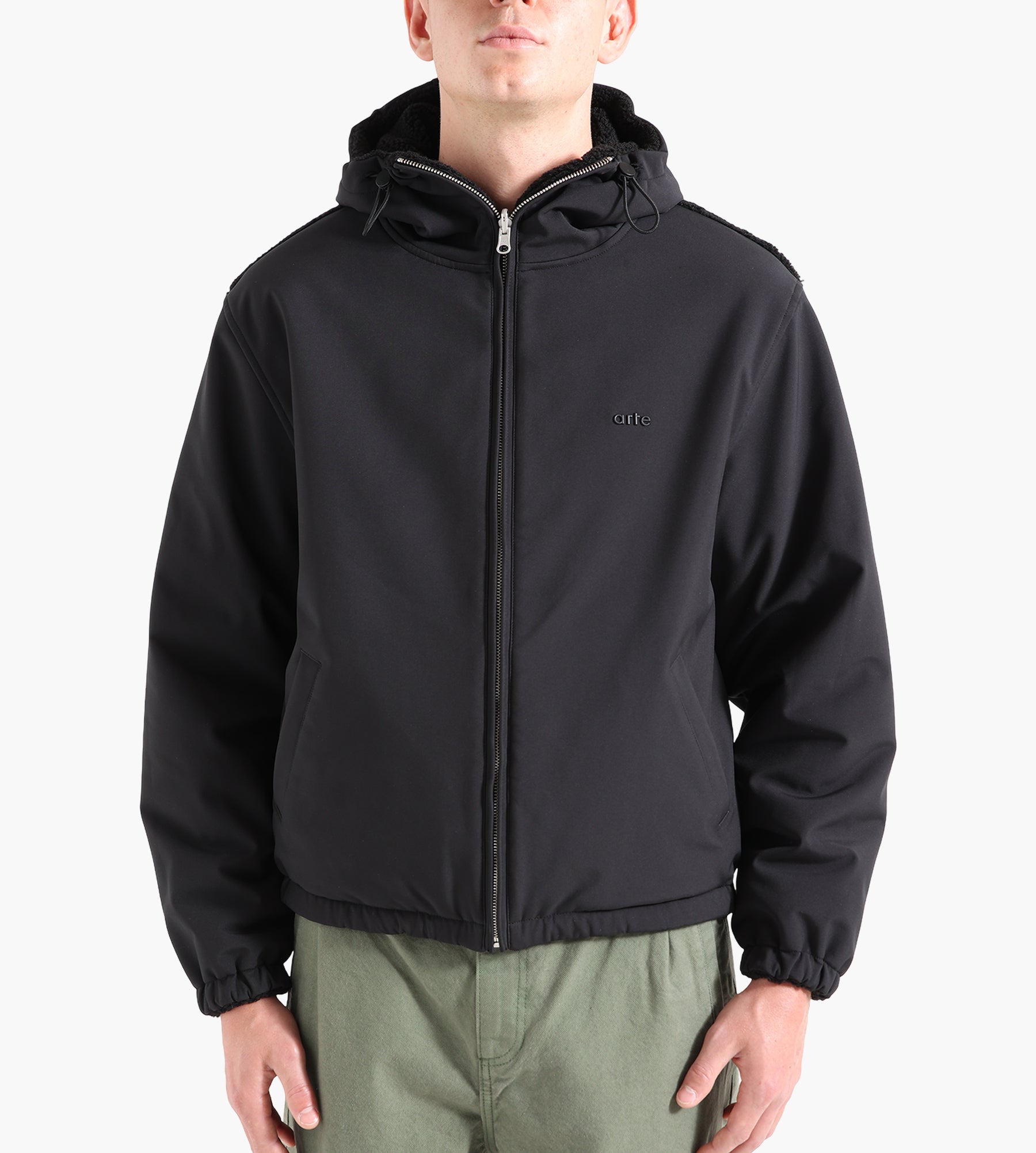 Arte Antwerp Nylon Technical Jacket Black