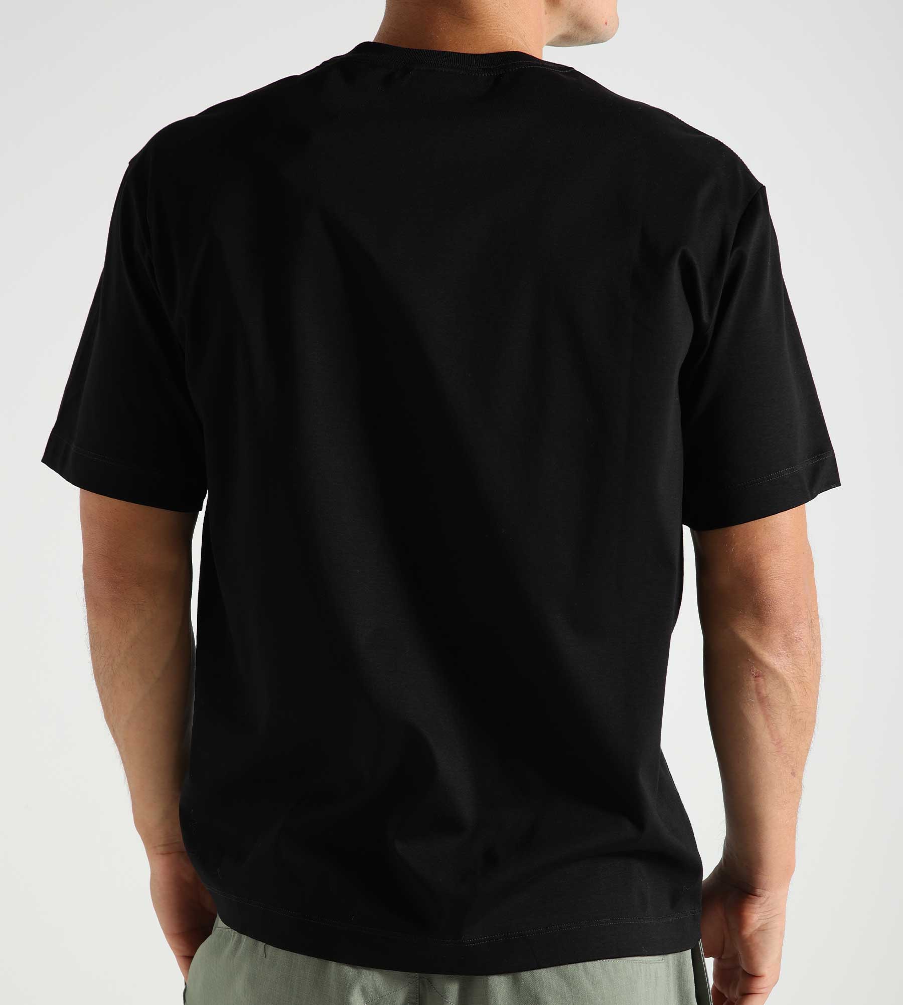 NN.07 Nat Logo Tee 3525 Black Shirt