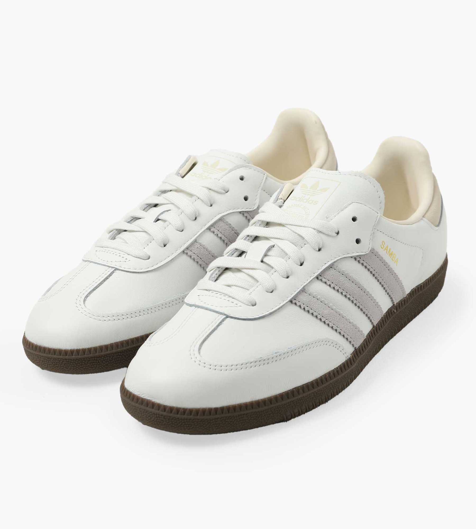 Adidas Samba OG Core White Grey Two Cream White