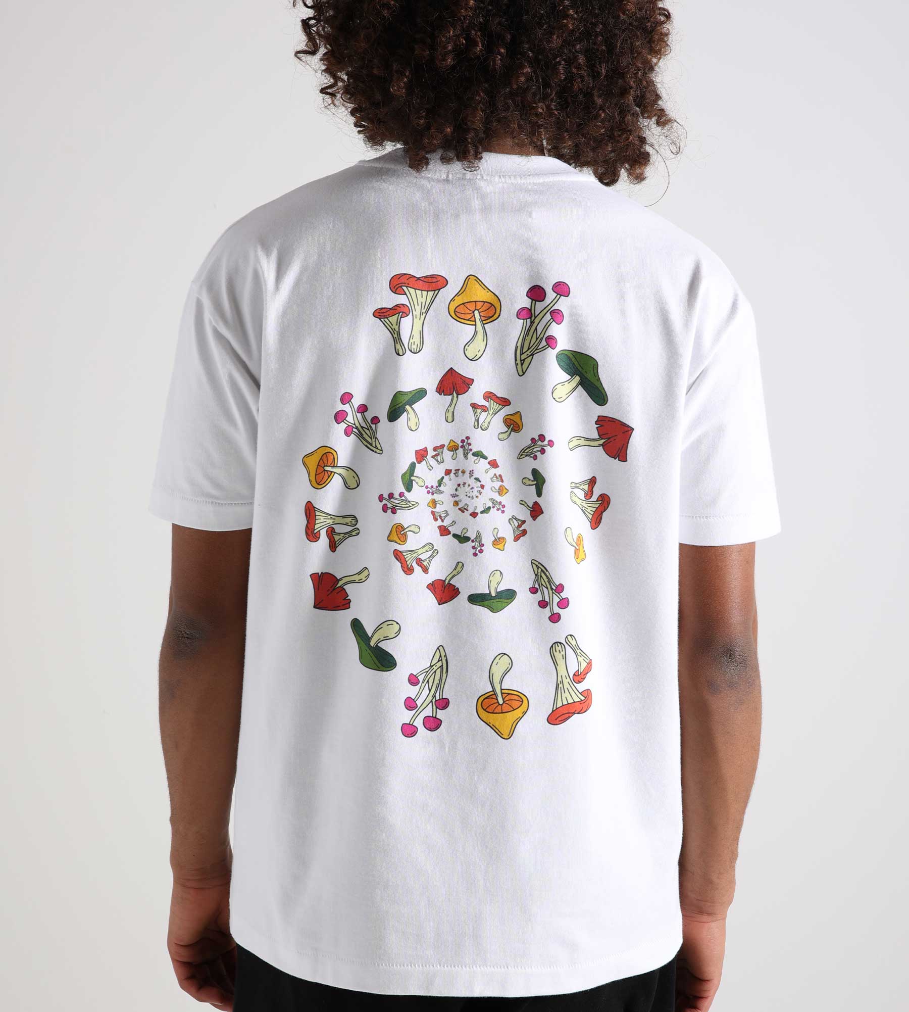 Sabbatical Dancing Shrooms T-Shirt White