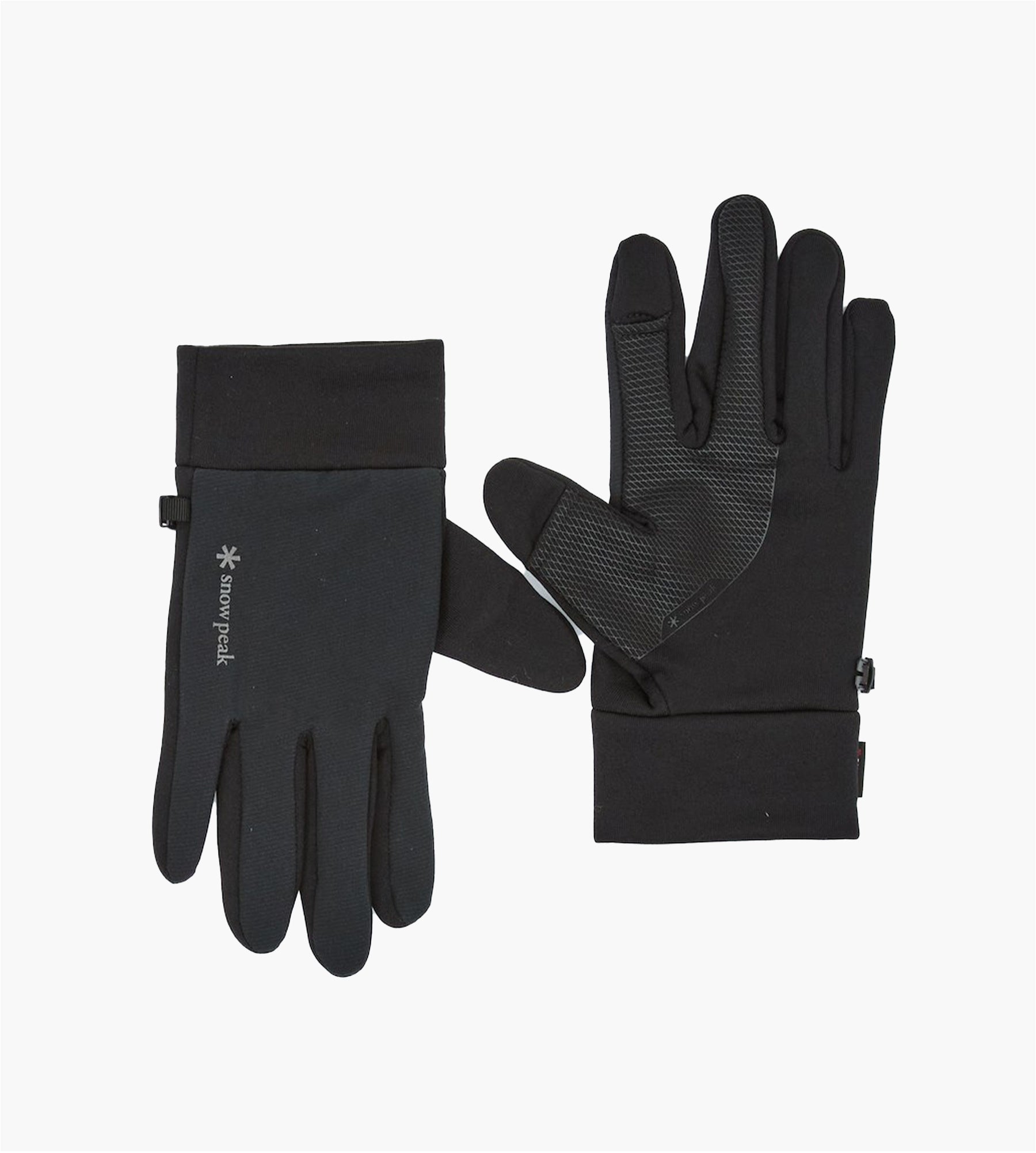 Snow Peak Polartec Power Stretch Gloves Black